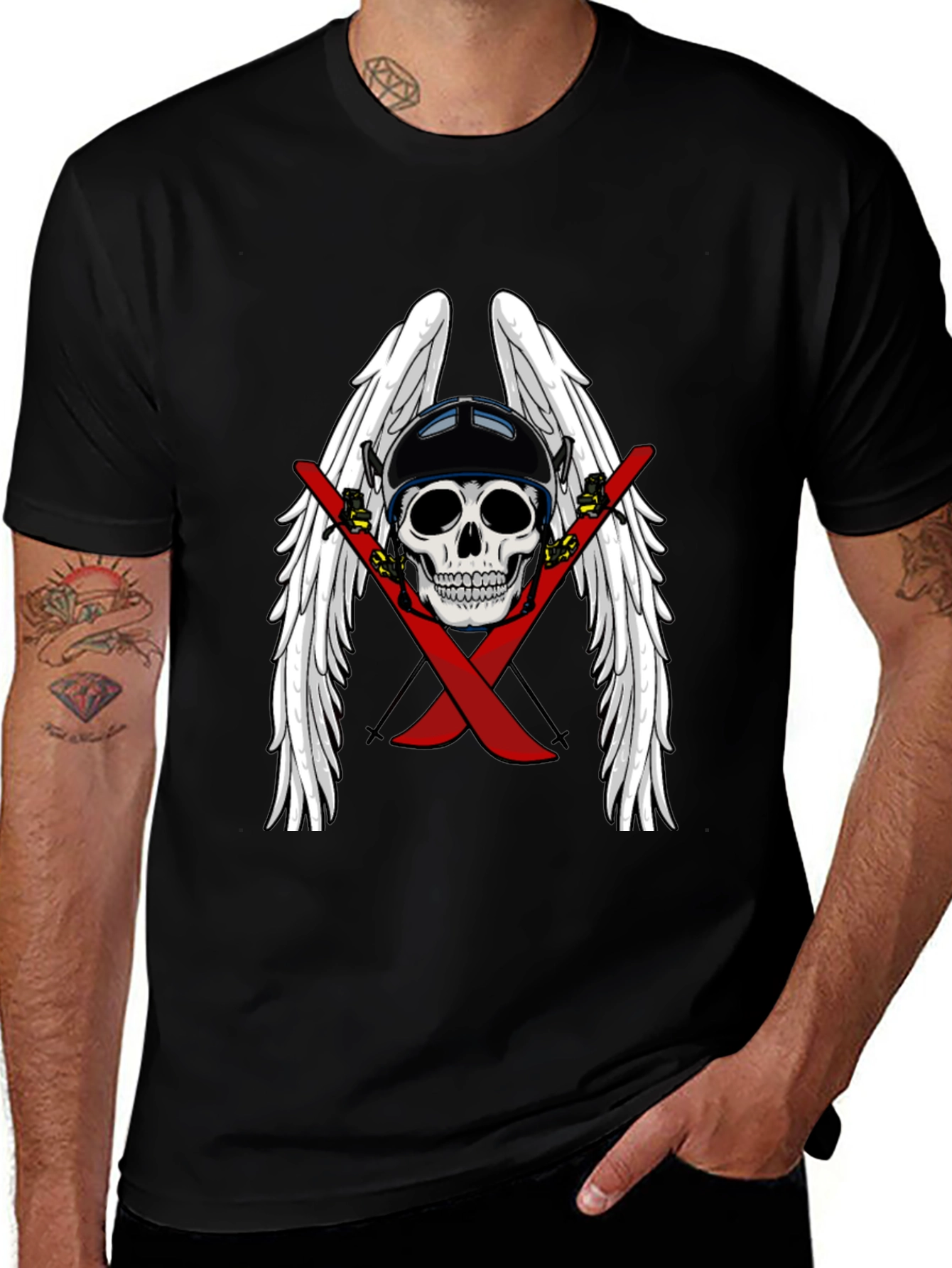 Skull Skiing T-Shirt