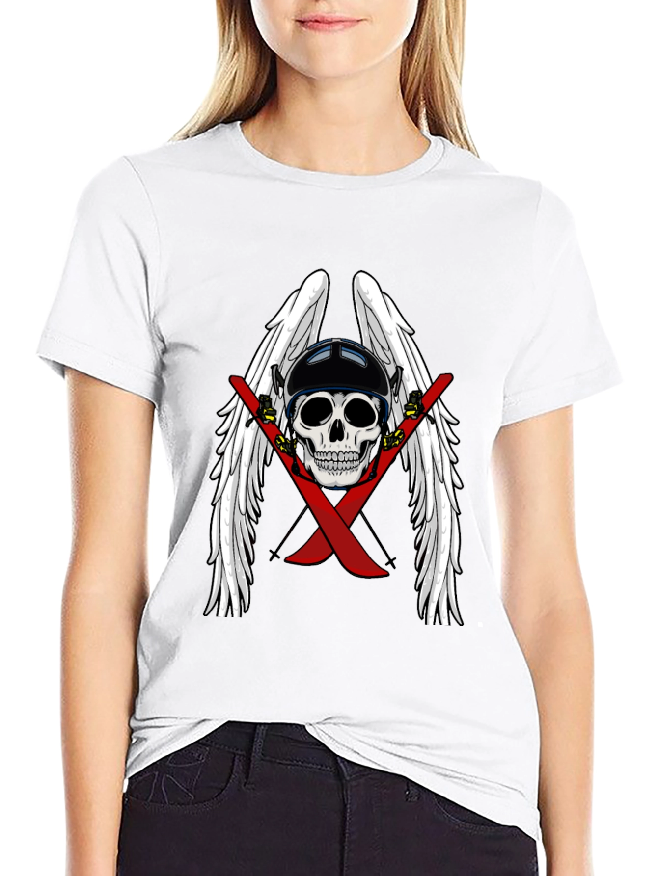 Skull Skiing T-Shirt