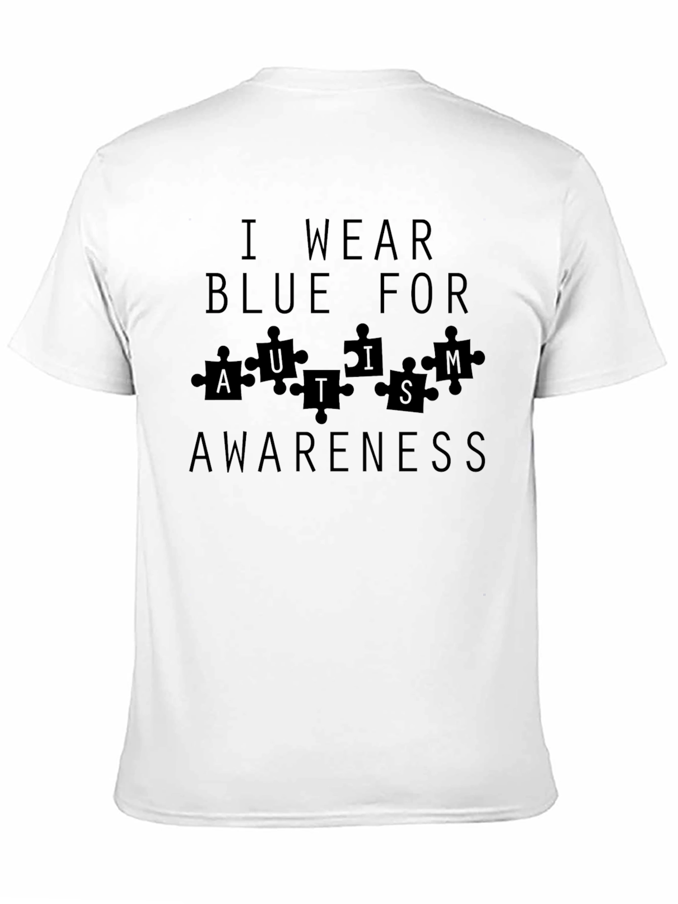 Autism Awareness T-Shirt - I Wear Blue
