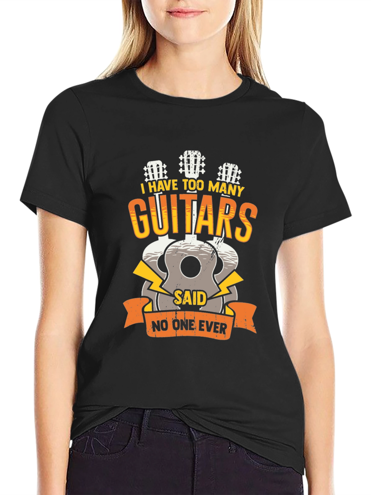 Guitar Lover Tee: I Have Too Many Guitars!
