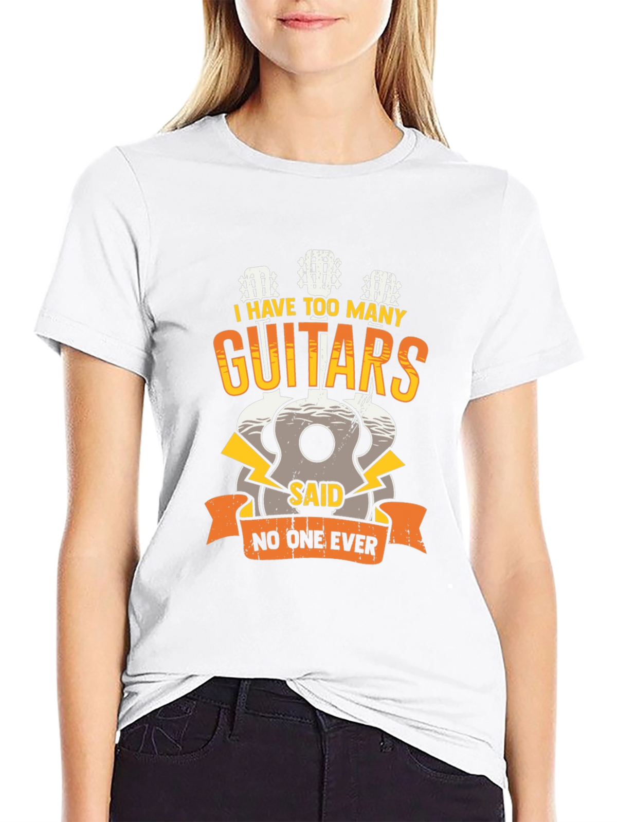 Guitar Lover Tee: I Have Too Many Guitars!