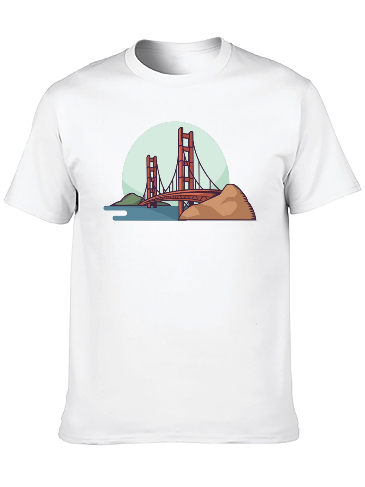 Golden Gate Bridge Graphic T-Shirt