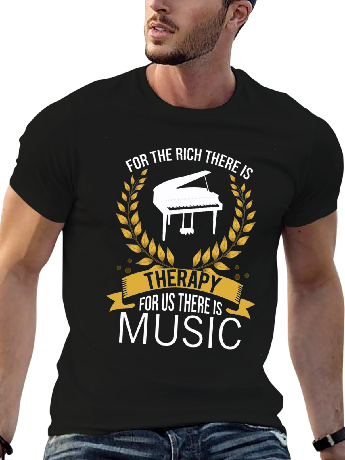 Music Therapy T-Shirt - For Rich and Us