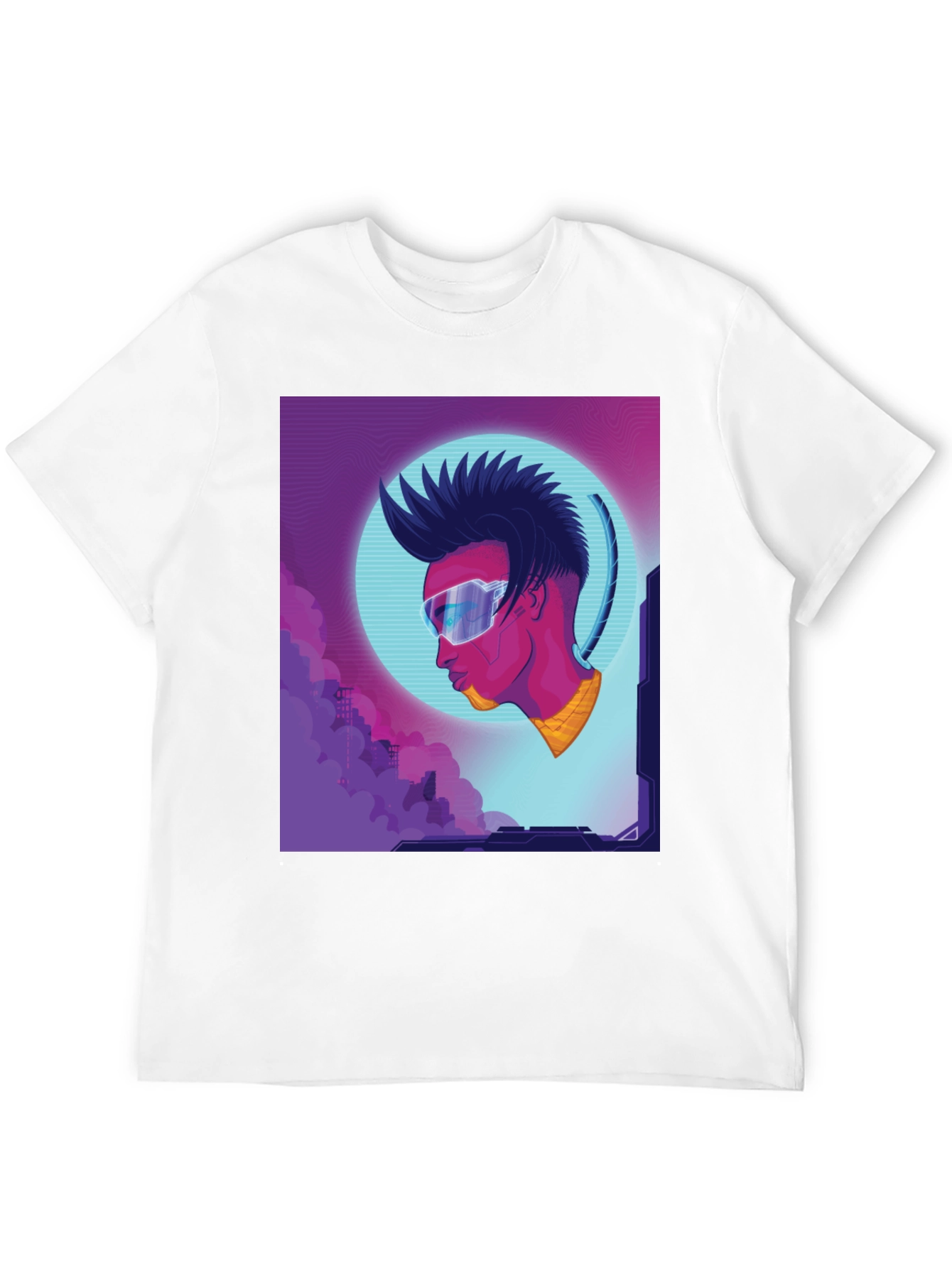 Cyberpunk T-Shirt - Futuristic Style