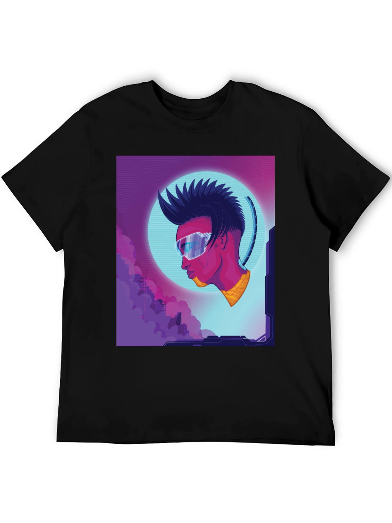 Cyberpunk T-Shirt - Futuristic Style