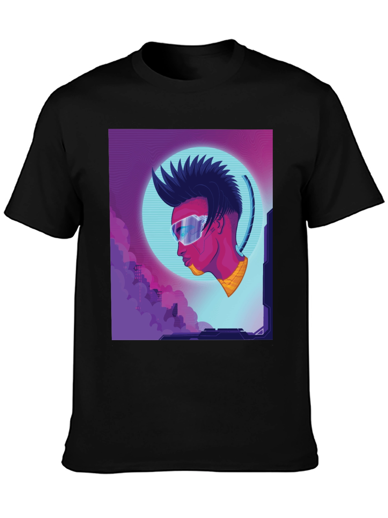 Cyberpunk T-Shirt - Futuristic Style