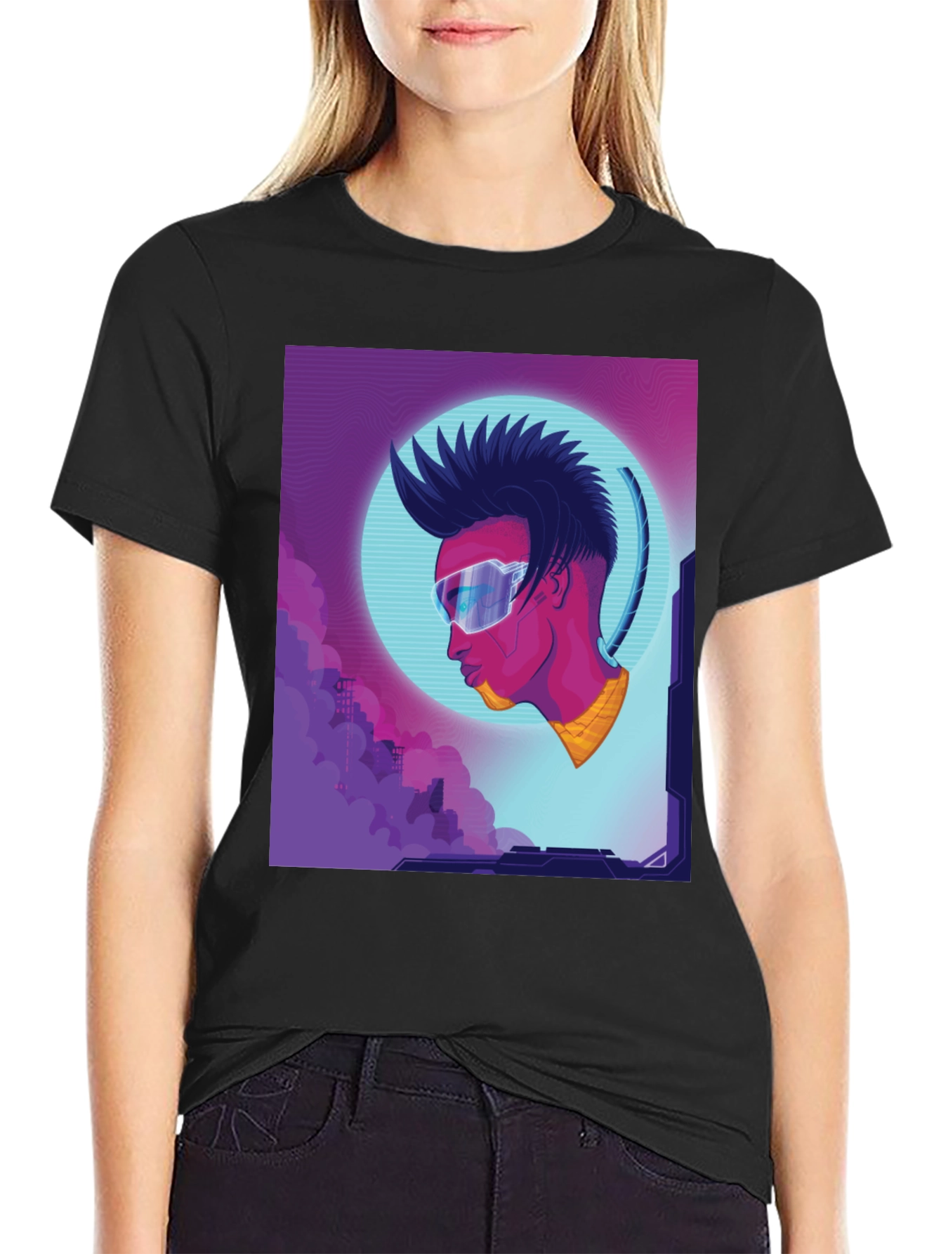 Cyberpunk T-Shirt - Futuristic Style