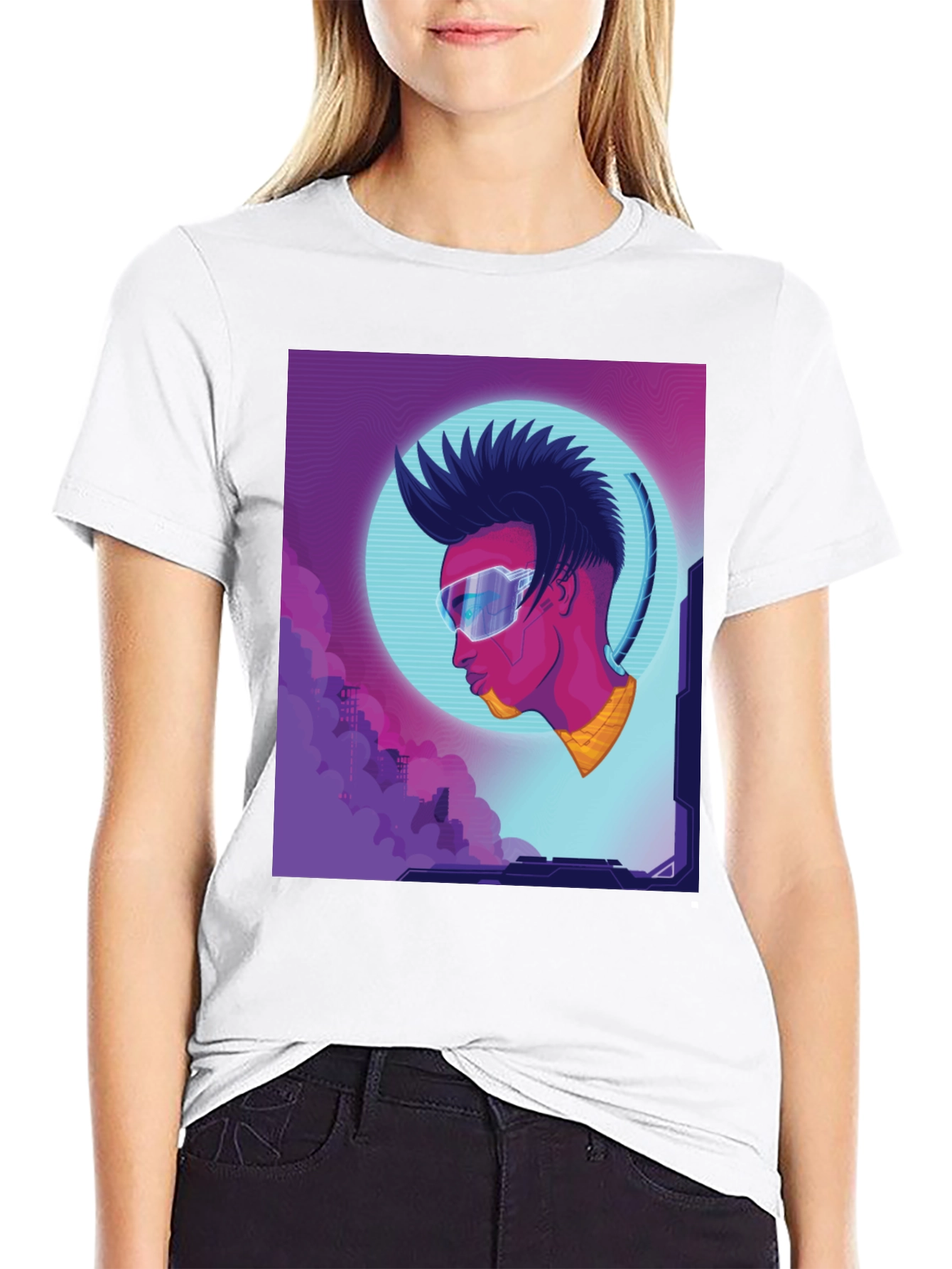 Cyberpunk T-Shirt - Futuristic Style