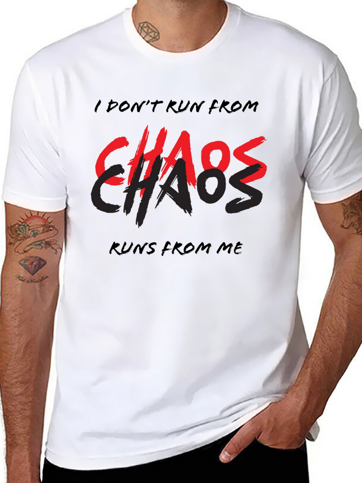 I Dont Run From Chaos T-Shirt