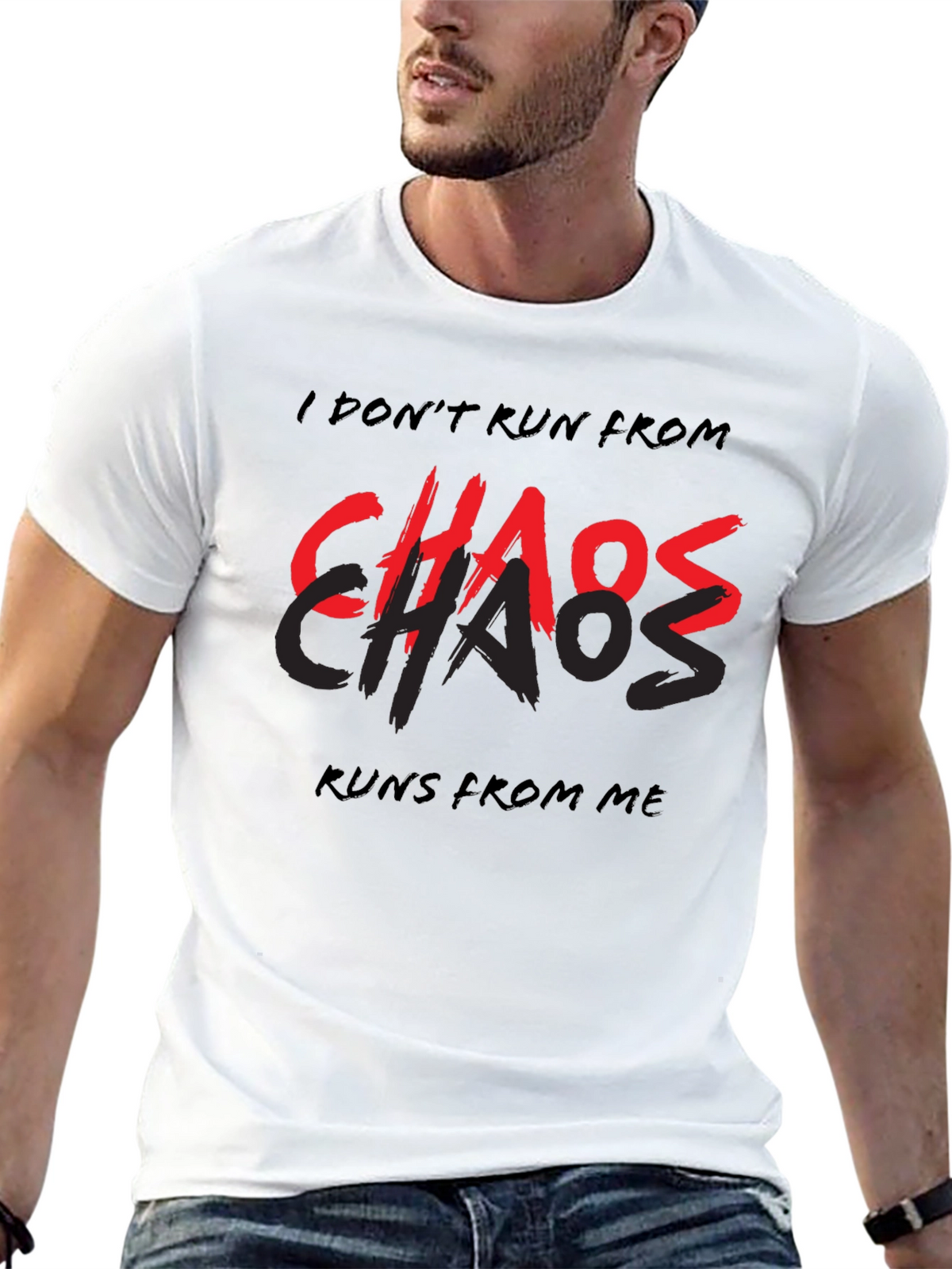 I Dont Run From Chaos T-Shirt