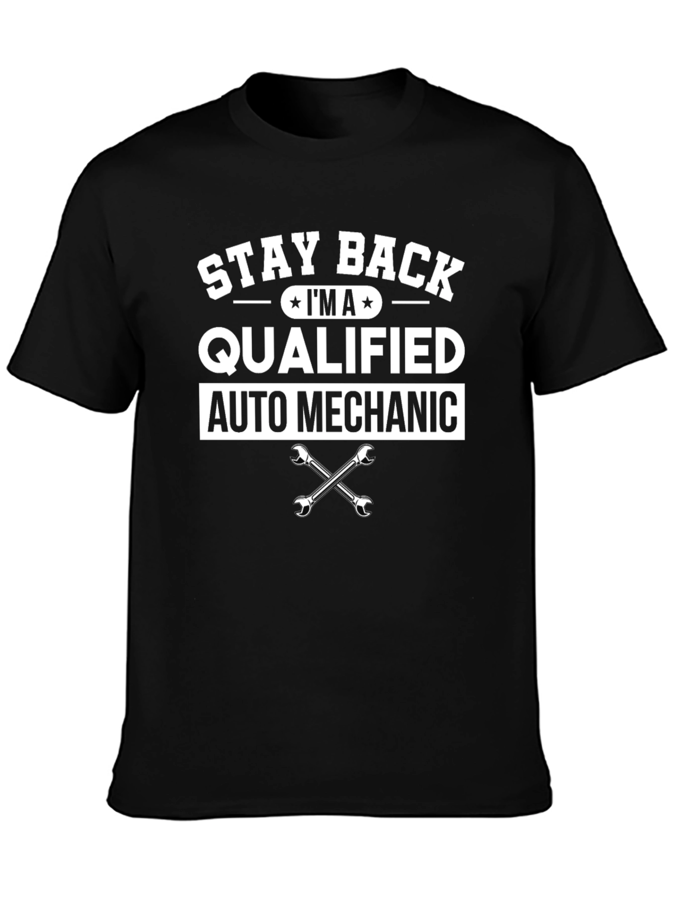 Qualified Auto Mechanic T-Shirt - Black