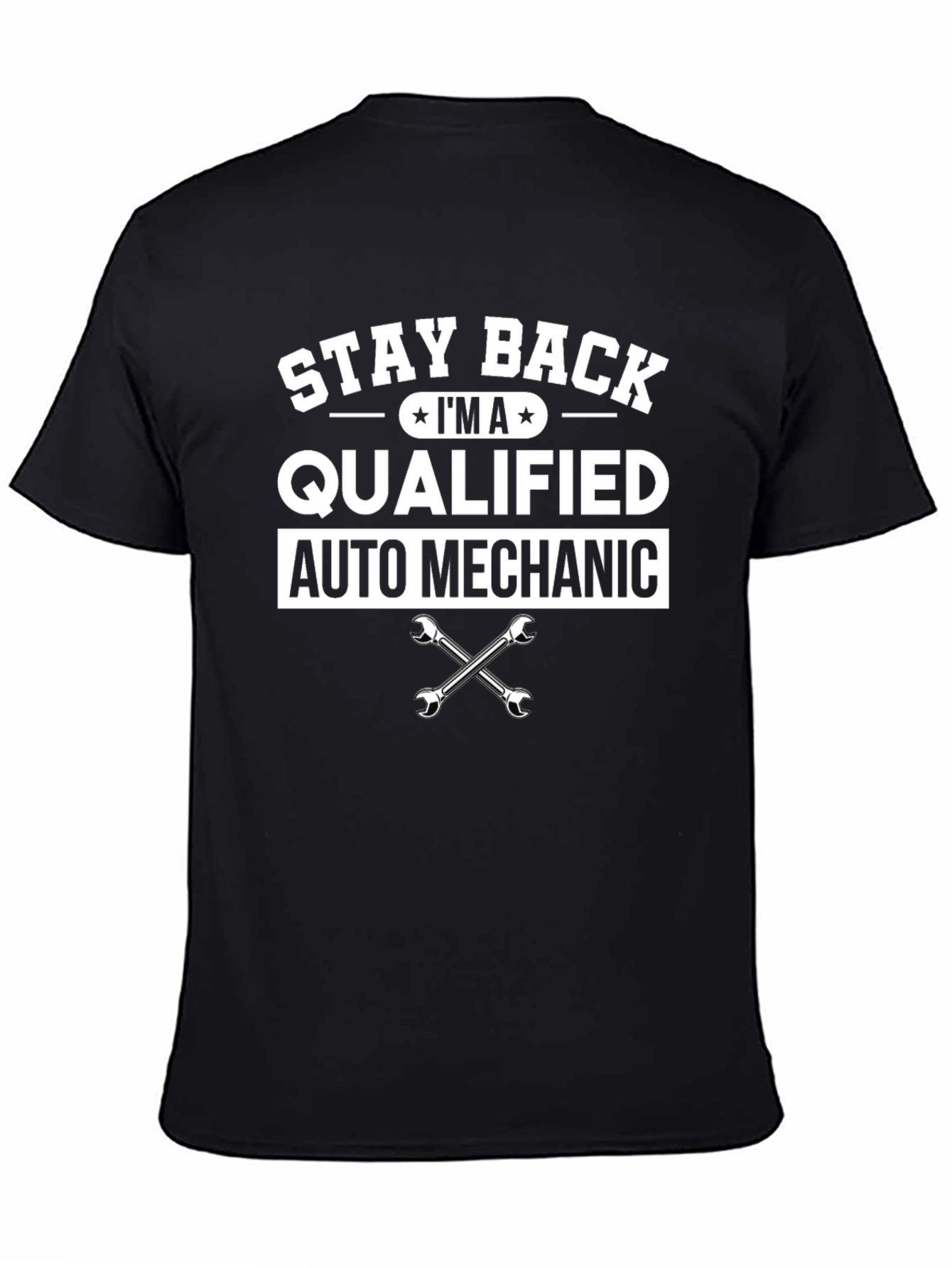 Qualified Auto Mechanic T-Shirt - Black