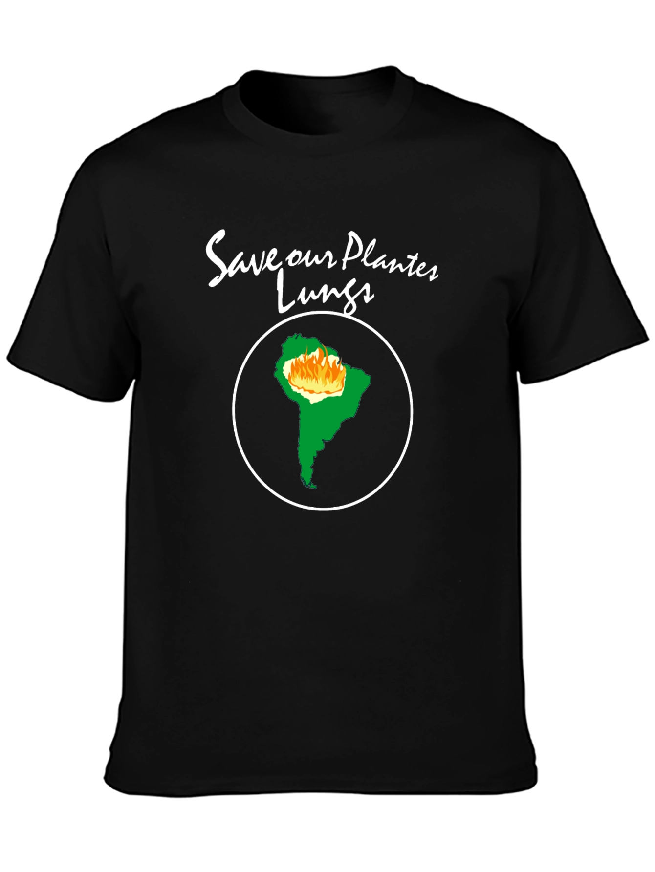 Save Our Planets Lungs T-Shirt - Amazon Rainforest