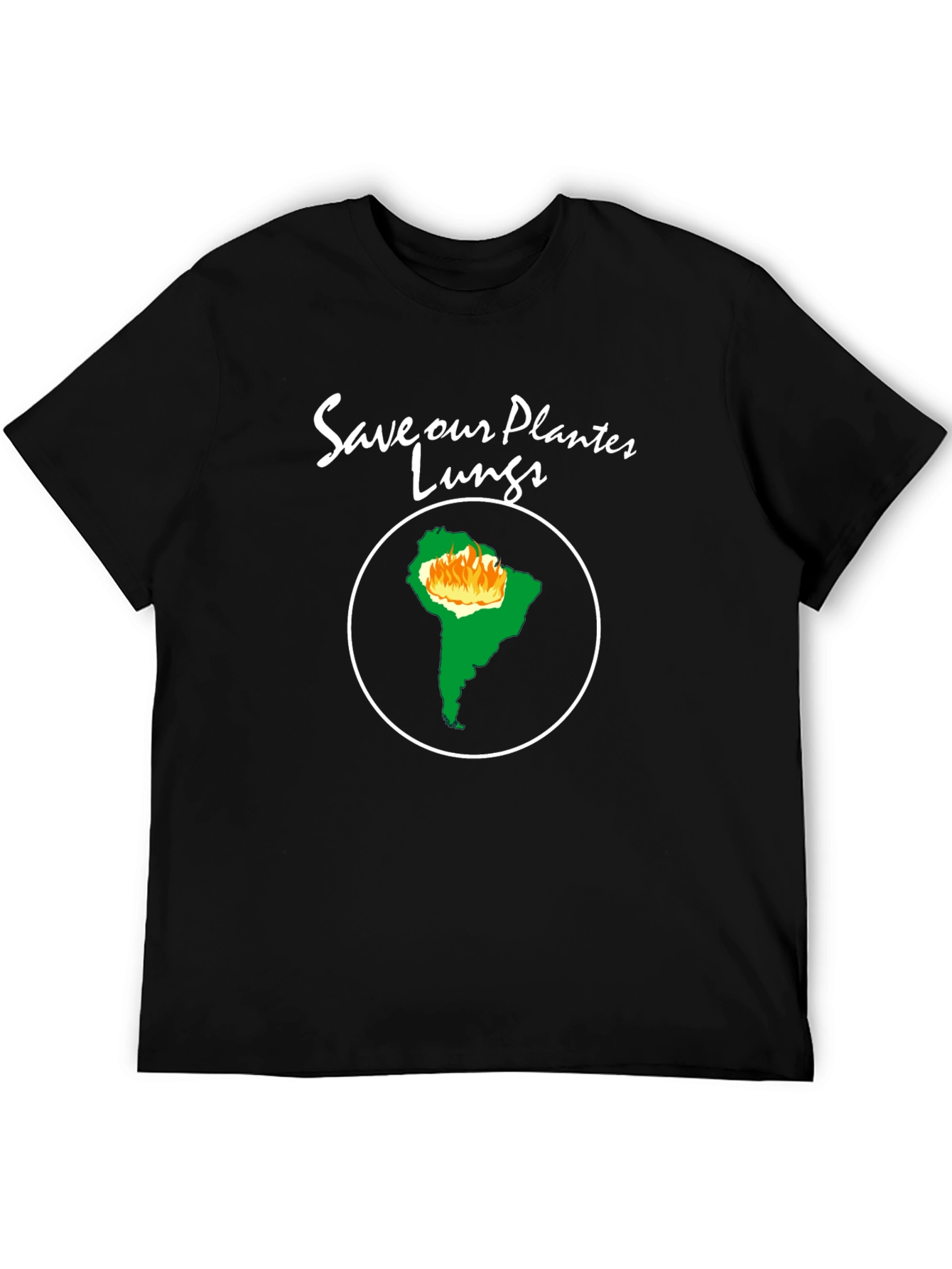 Save Our Planets Lungs T-Shirt - Amazon Rainforest