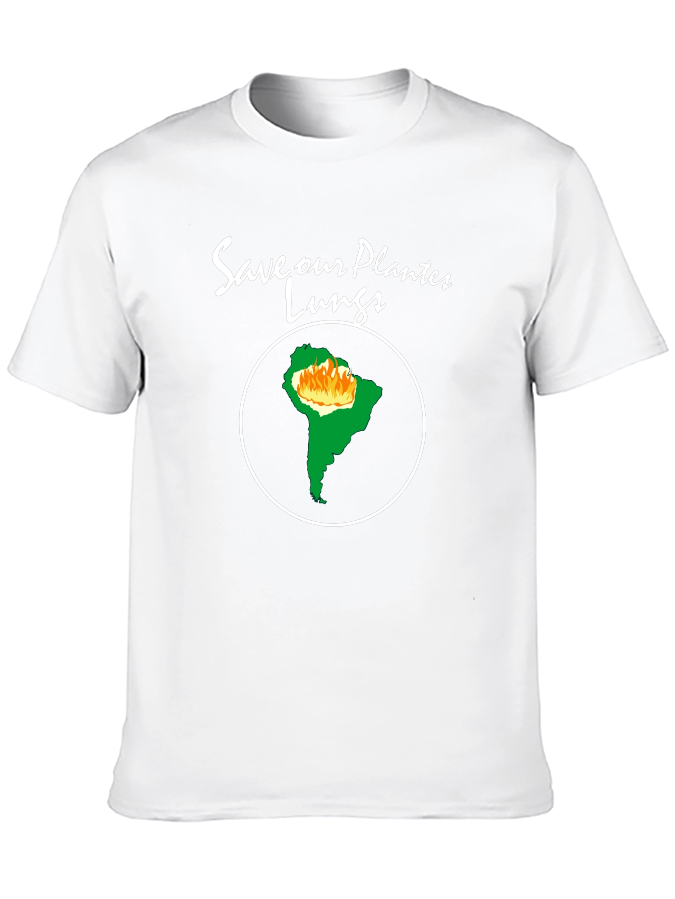 Save Our Planets Lungs T-Shirt - Amazon Rainforest