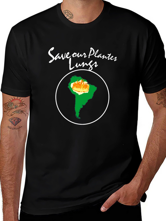 Save Our Planets Lungs T-Shirt - Amazon Rainforest