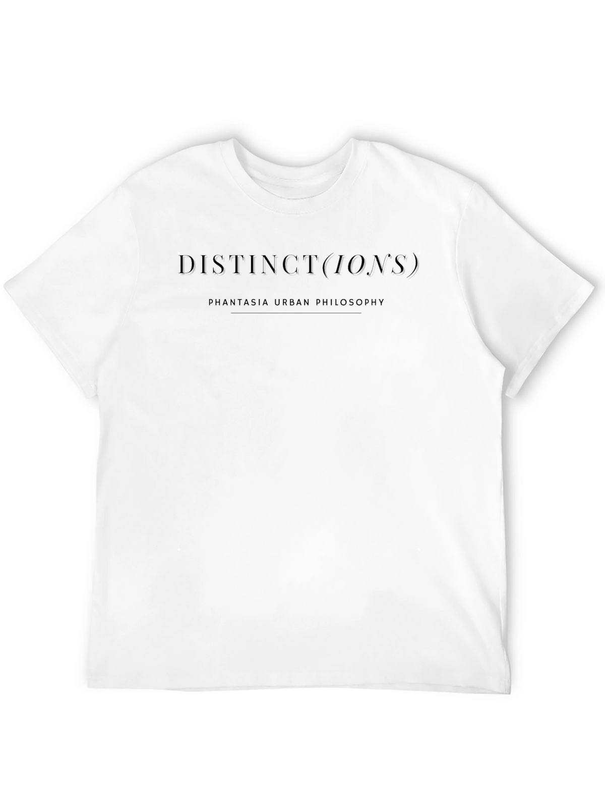Distinct(ions) Black Graphic Tee