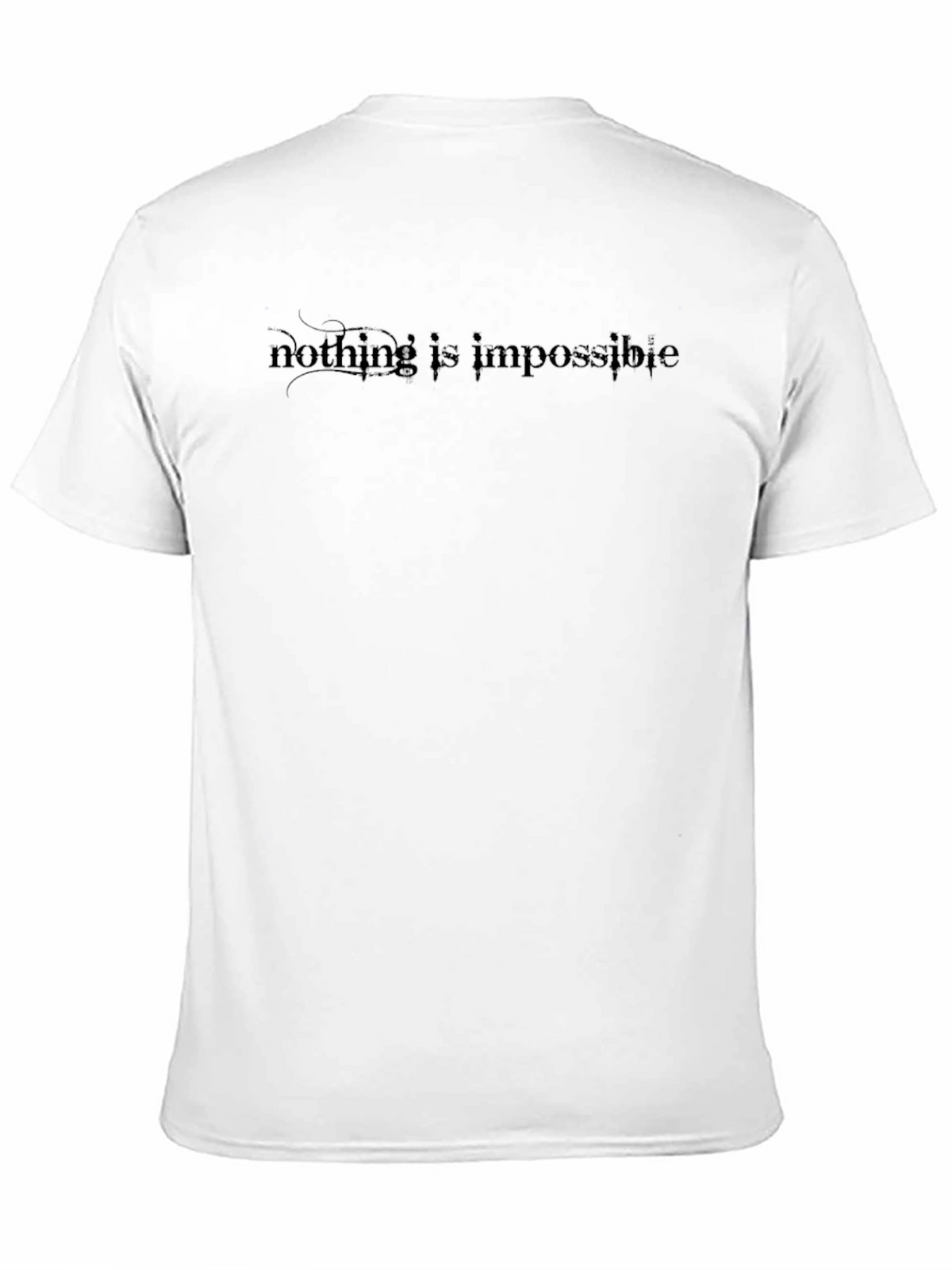 Nothing Is Impossible Black T-Shirt