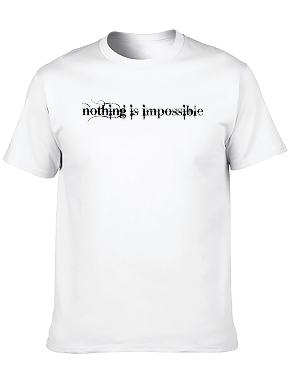 Nothing Is Impossible Black T-Shirt