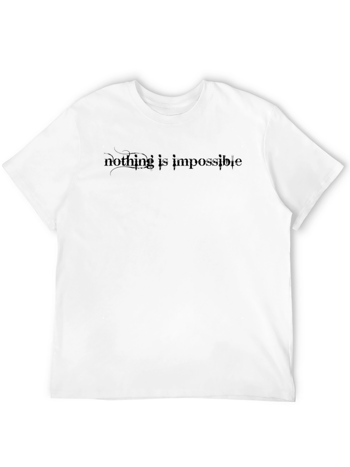 Nothing Is Impossible Black T-Shirt