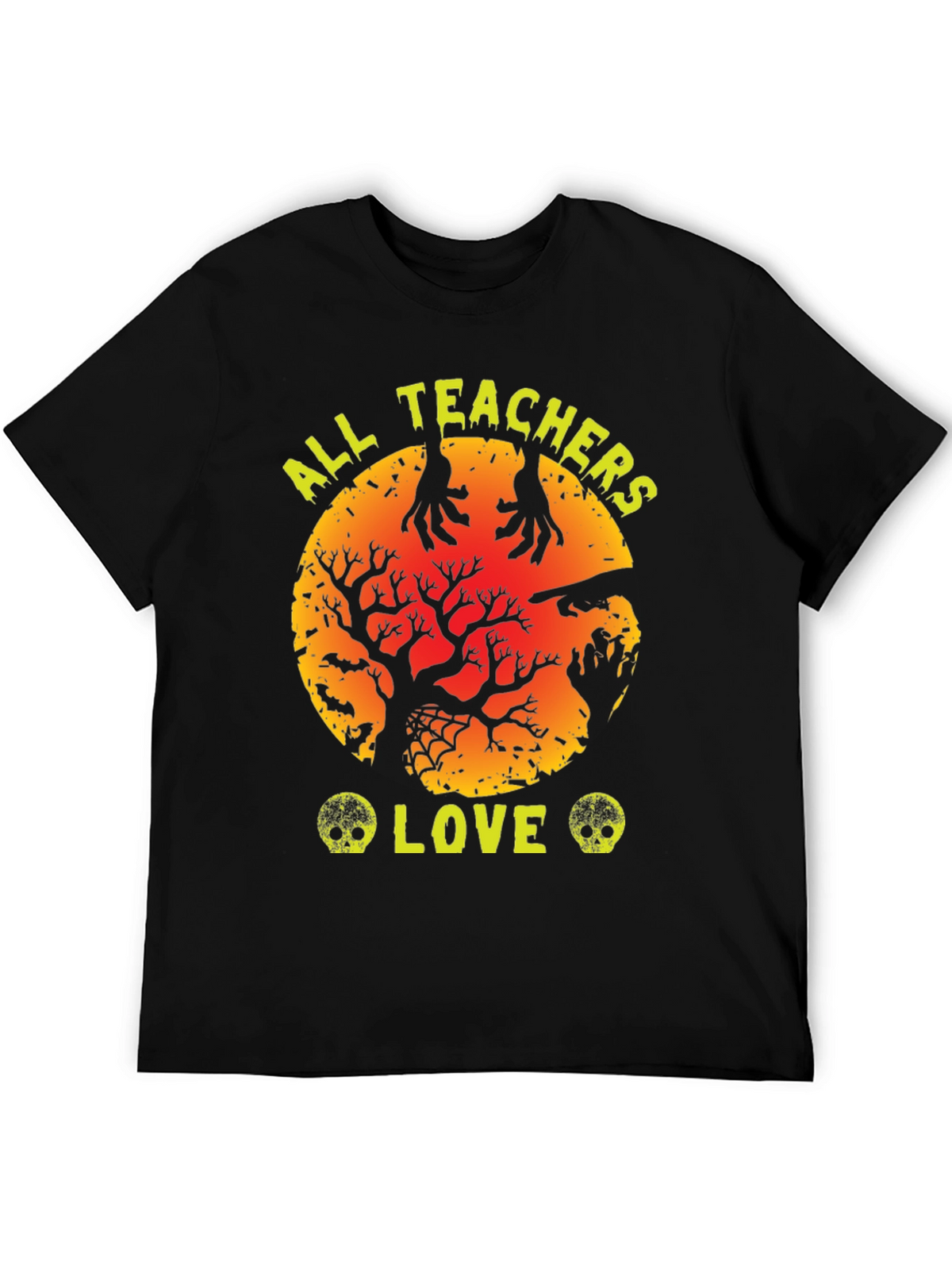 Halloween Teacher T-Shirt - All Teachers Love Spooky Season!