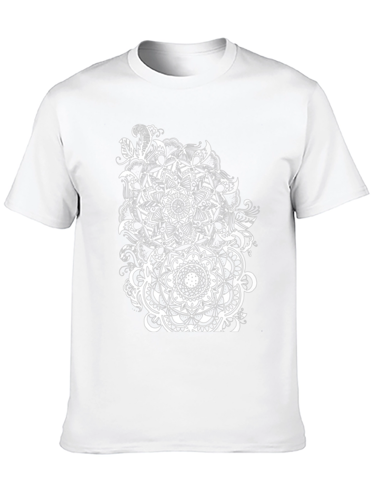 Mandala Art Black T-Shirt