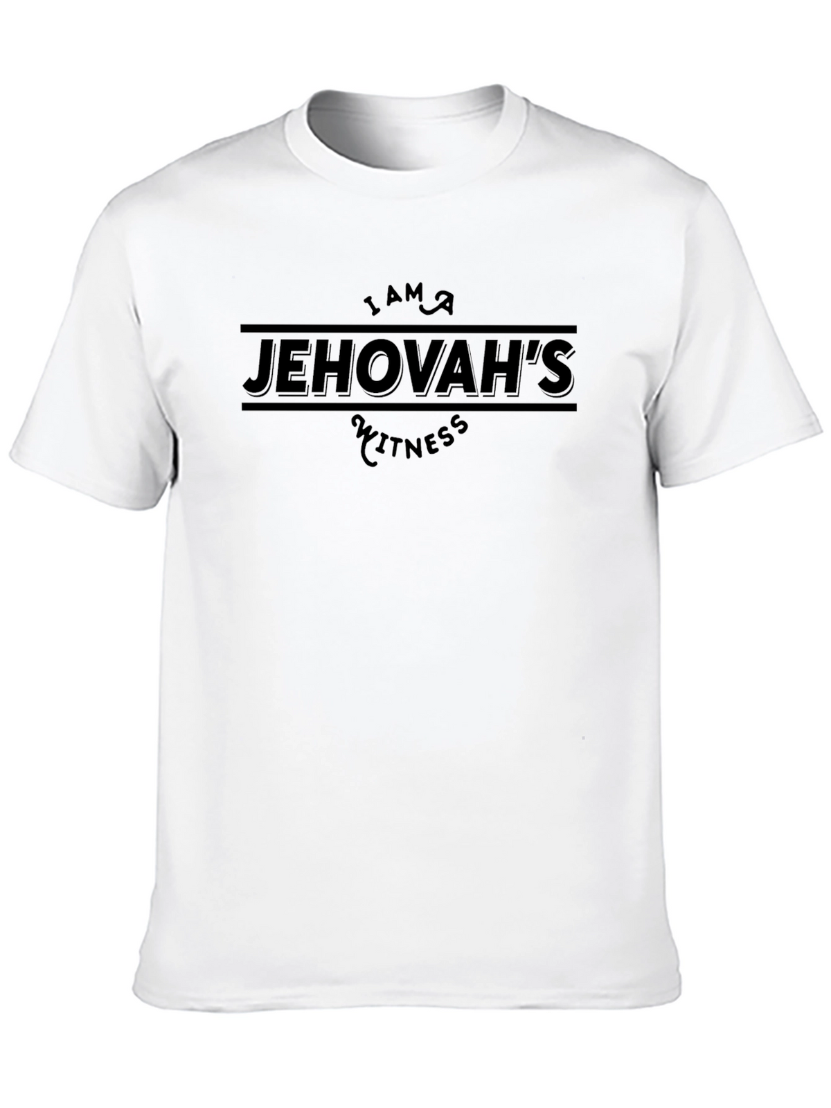 I AM A Jehovahs Witness Black T-Shirt