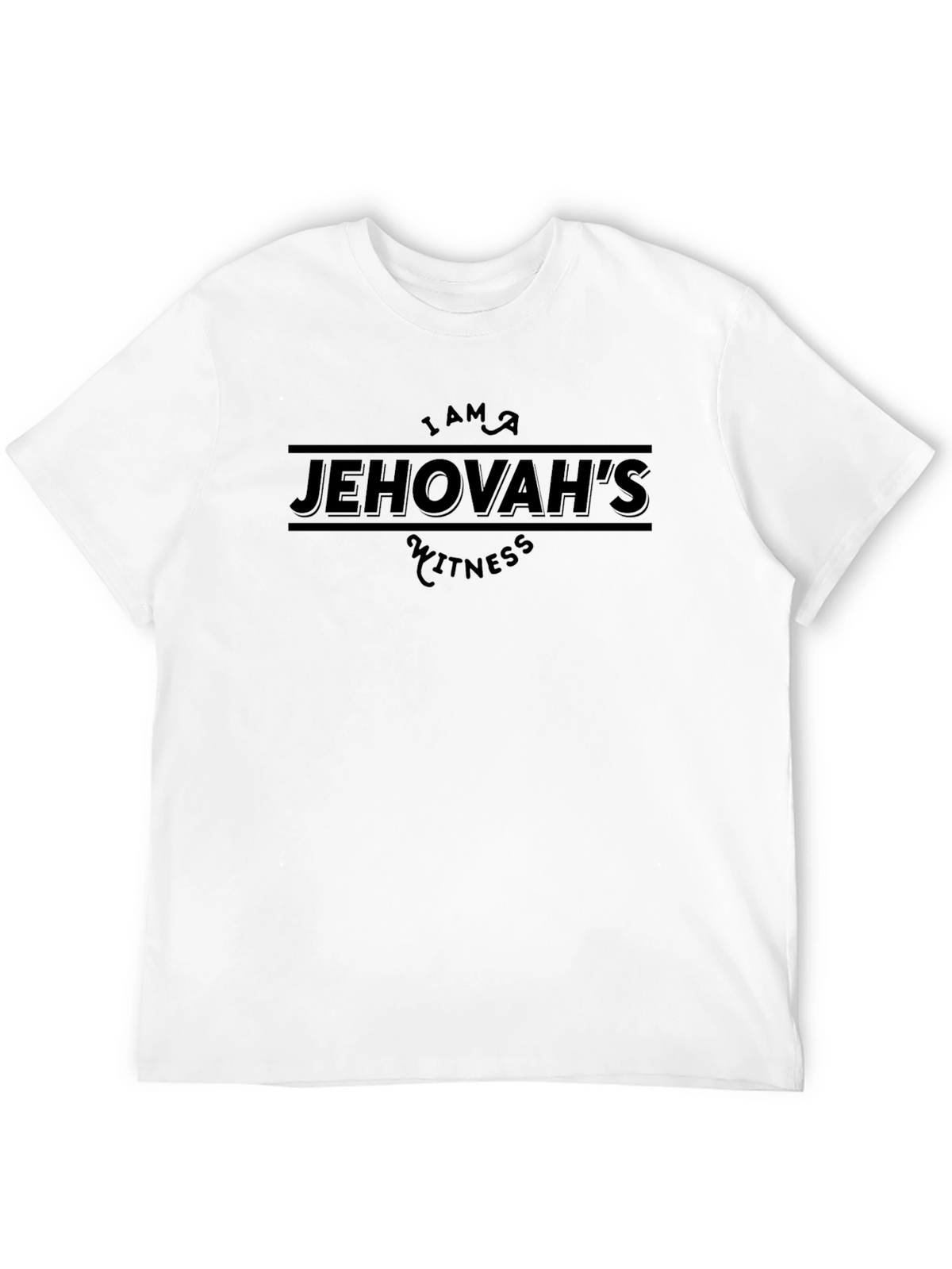 I AM A Jehovahs Witness Black T-Shirt