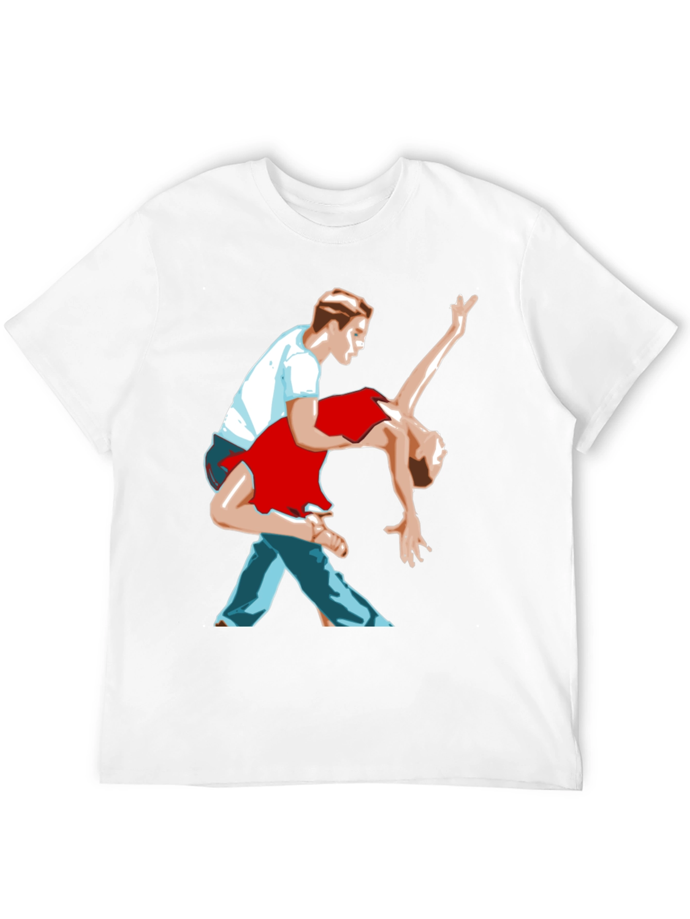 Dancing Couple Graphic T-Shirt - Stylish Design