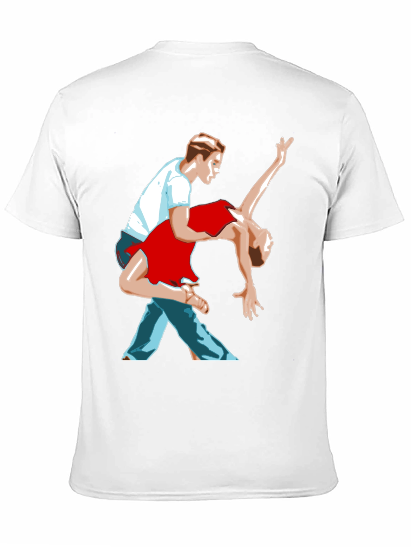Dancing Couple Graphic T-Shirt - Stylish Design