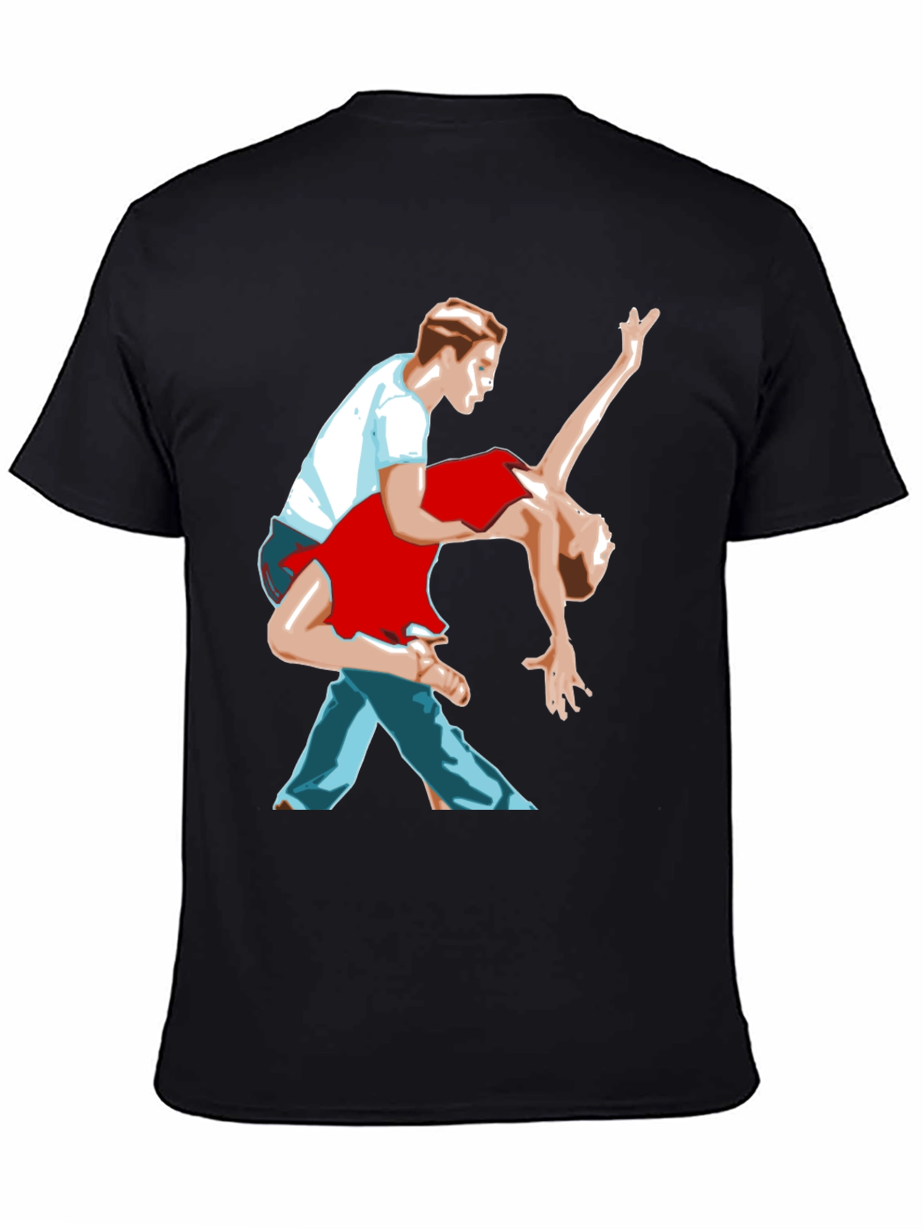 Dancing Couple Graphic T-Shirt - Stylish Design