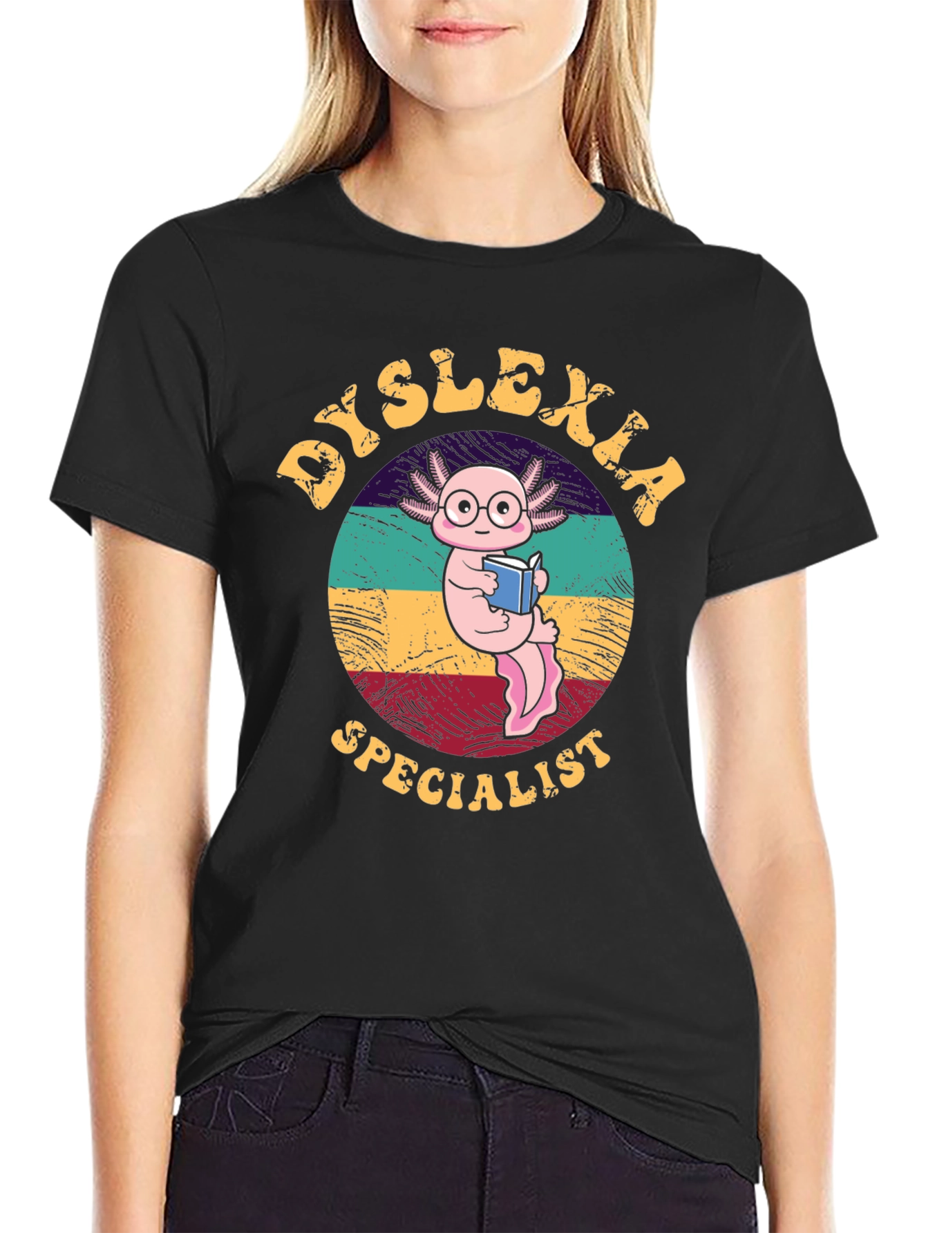 Dyslexia Specialist Axolotl T-Shirt