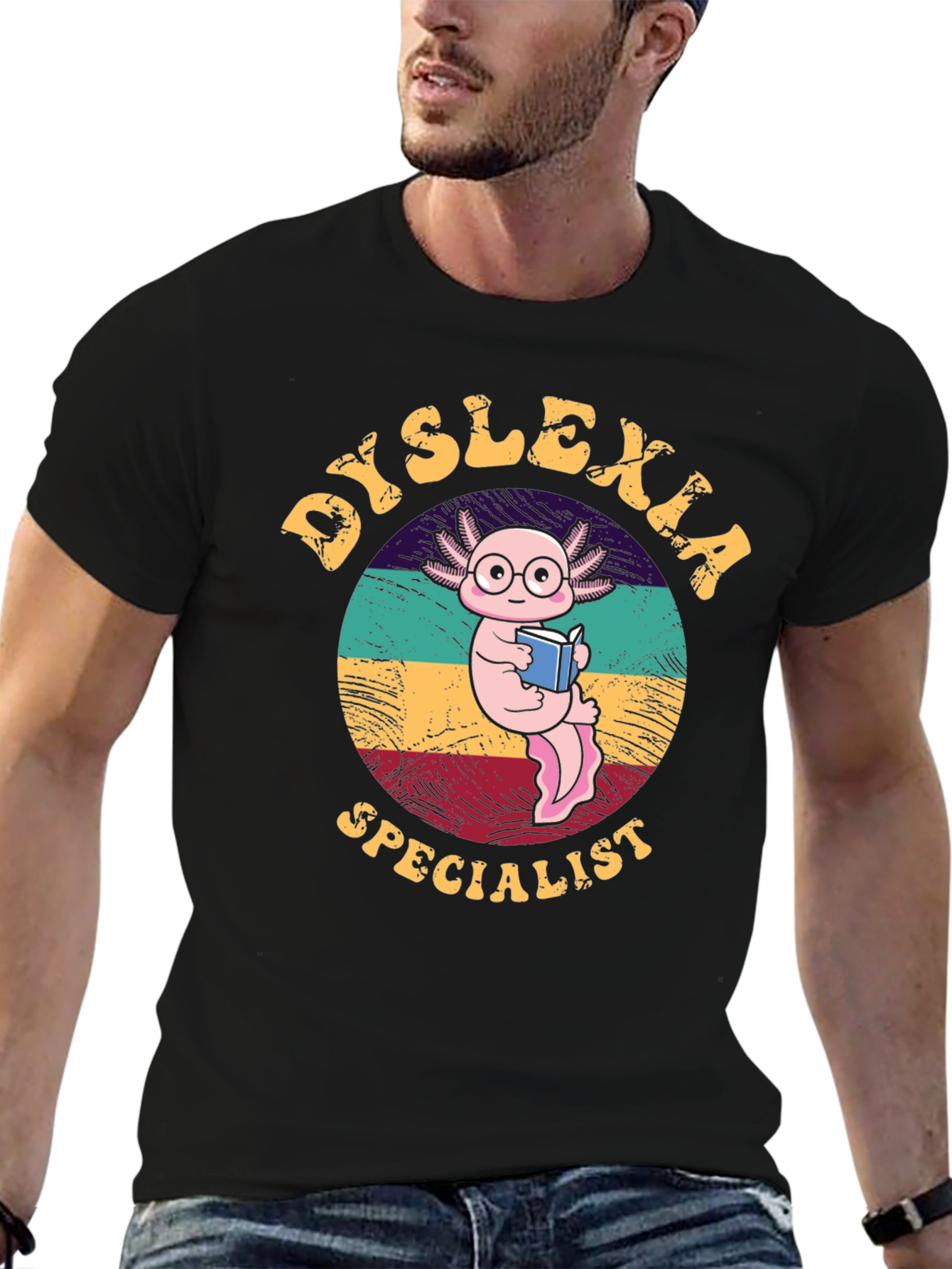Dyslexia Specialist Axolotl T-Shirt