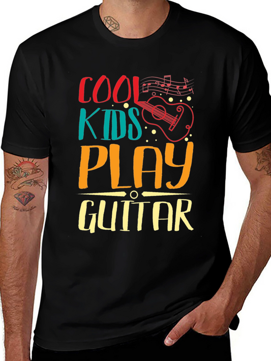 Cool Kids Play Guitar Graphic Tee