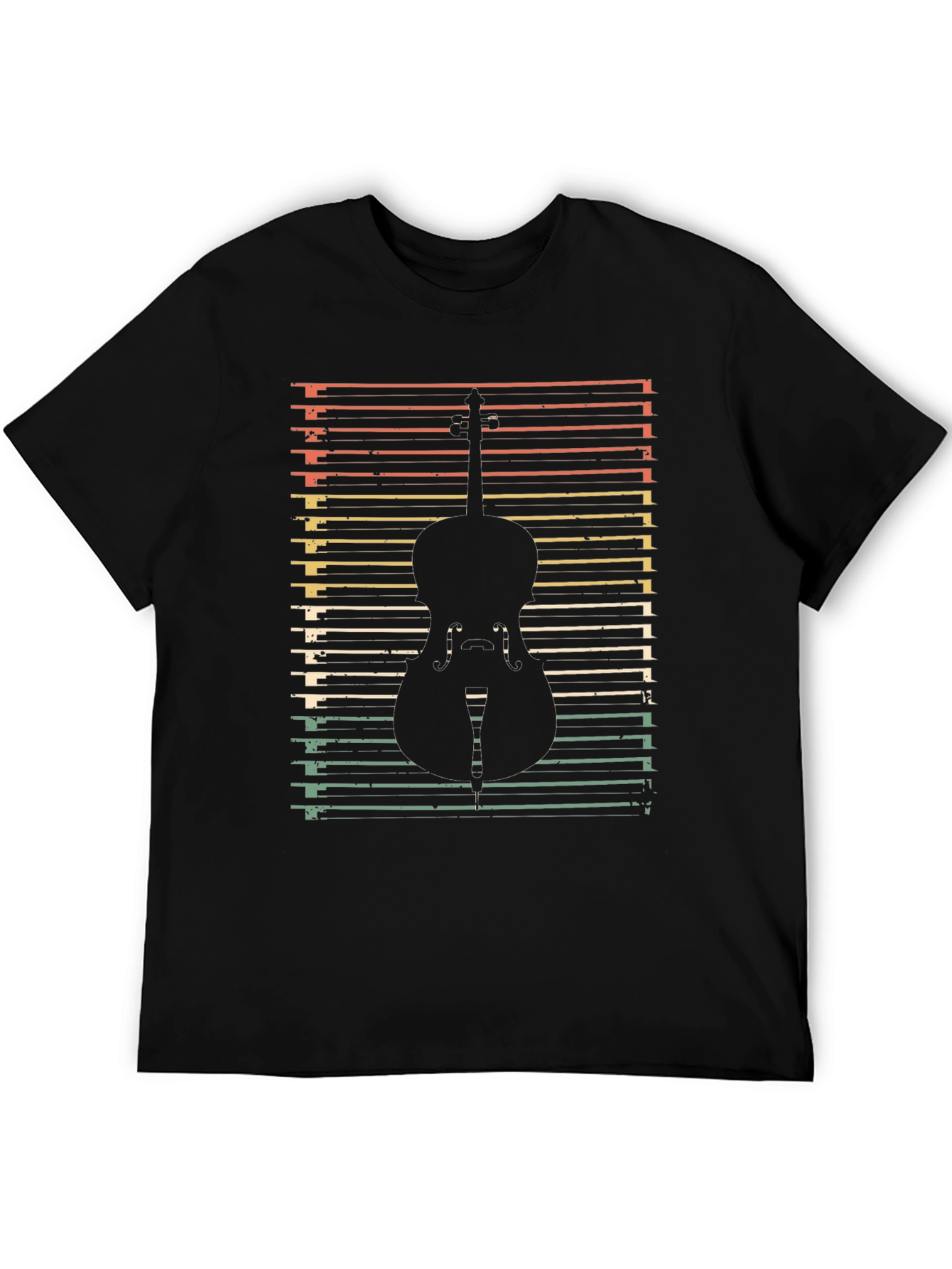 Retro Cello Silhouette T-Shirt