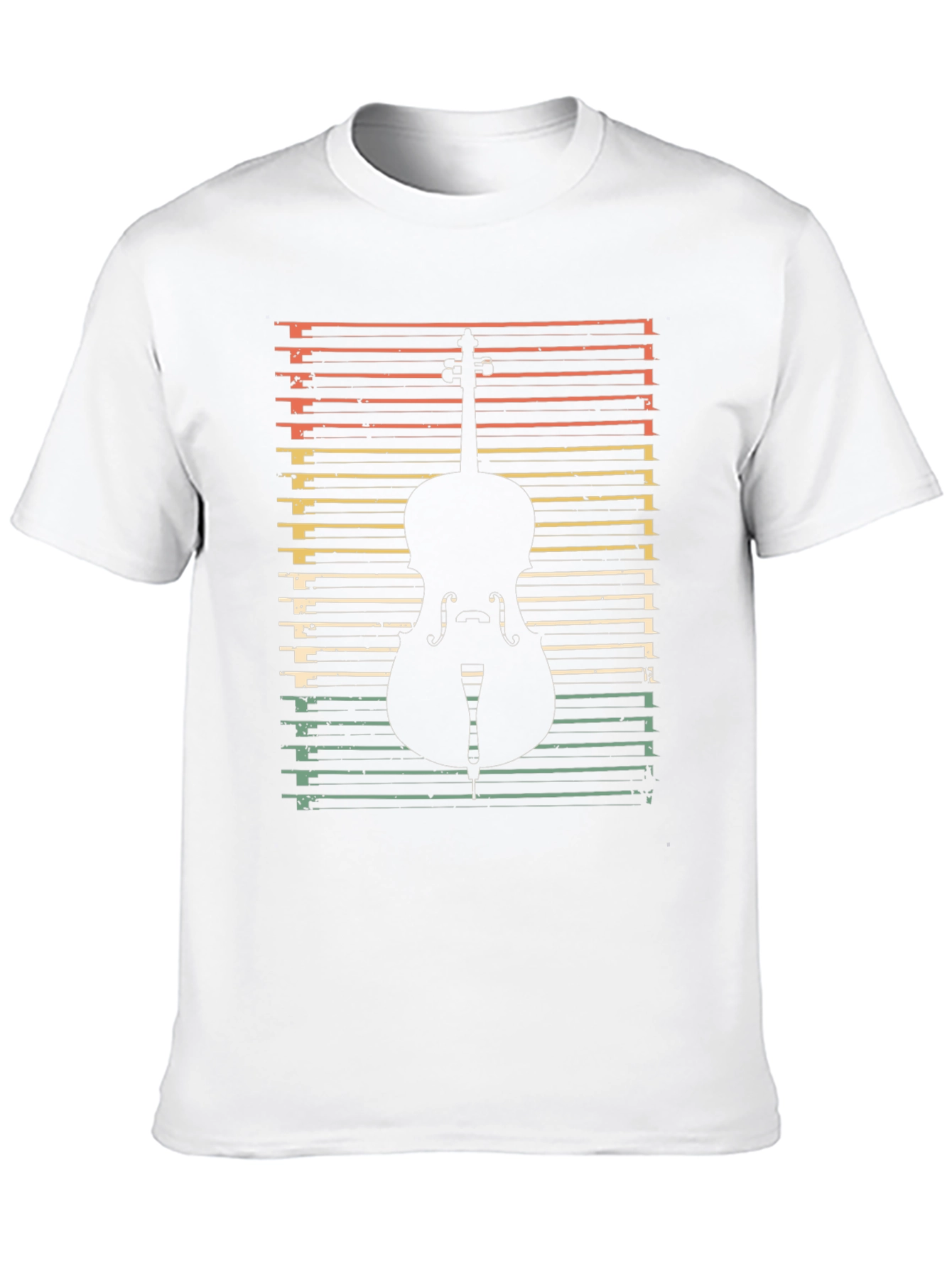 Retro Cello Silhouette T-Shirt