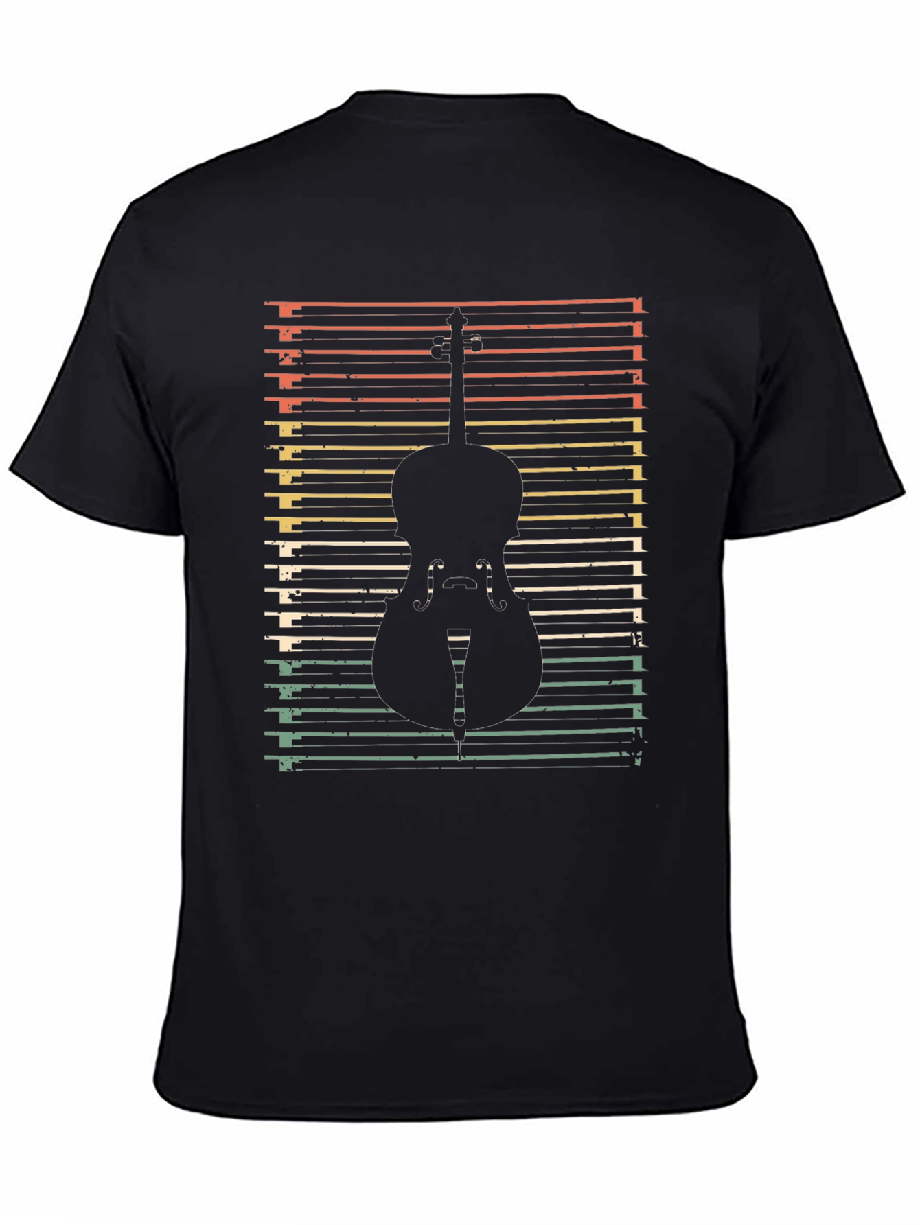 Retro Cello Silhouette T-Shirt