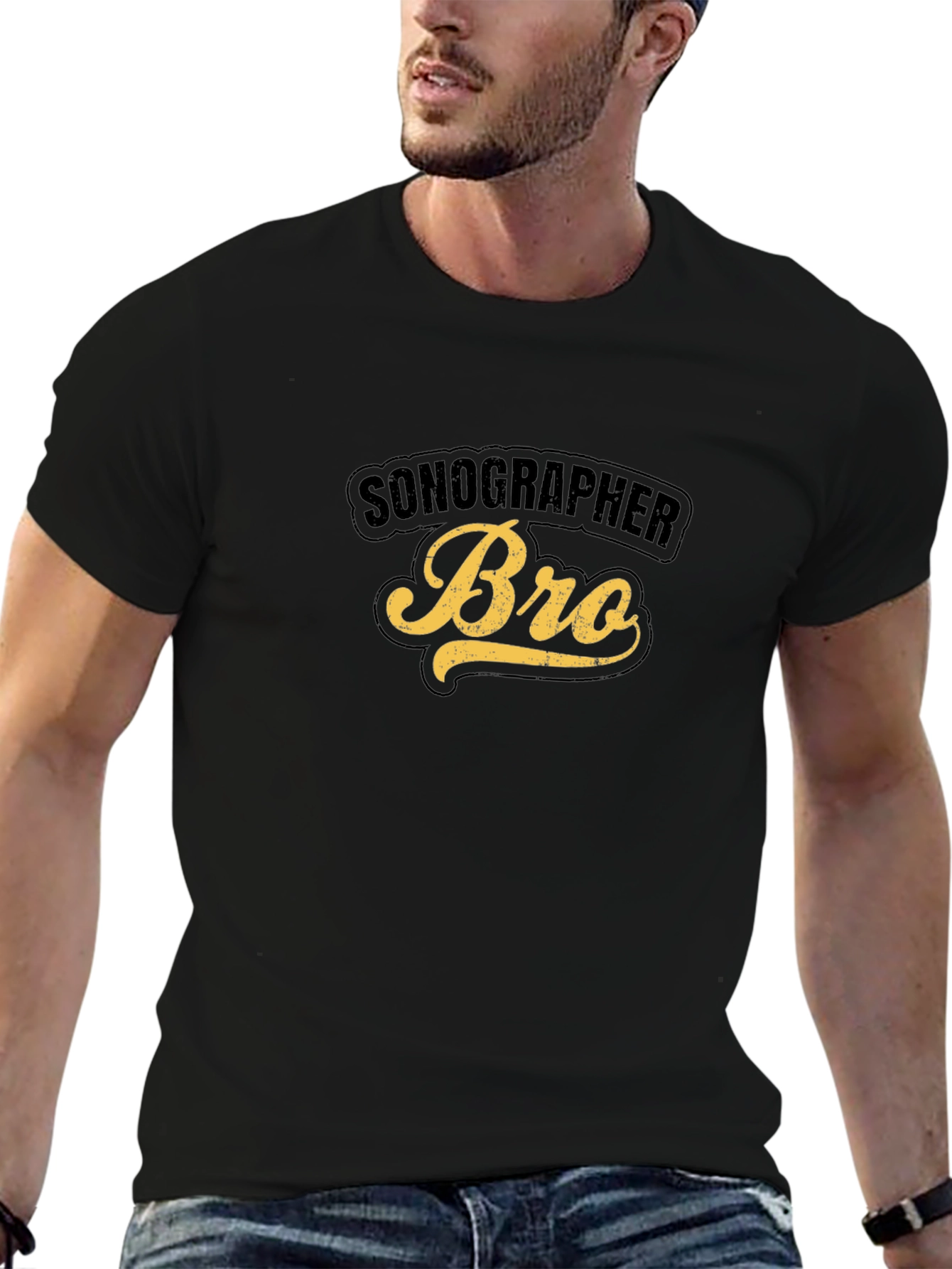 Sonographer Bro T-Shirt | Funny Ultrasound Tech Tee