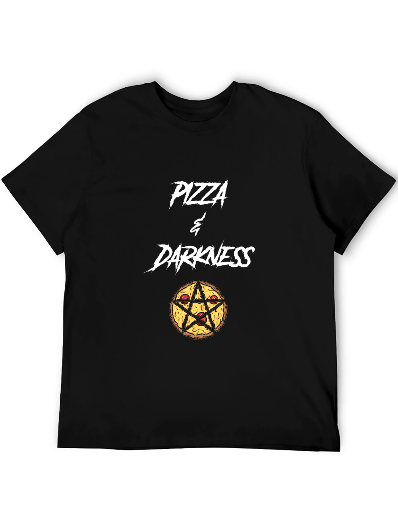 Pizza & Darkness Graphic Tee