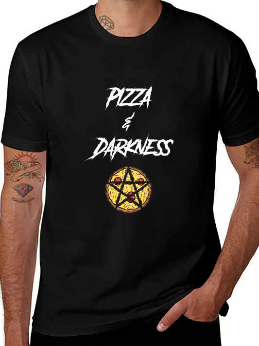 Pizza & Darkness Graphic Tee