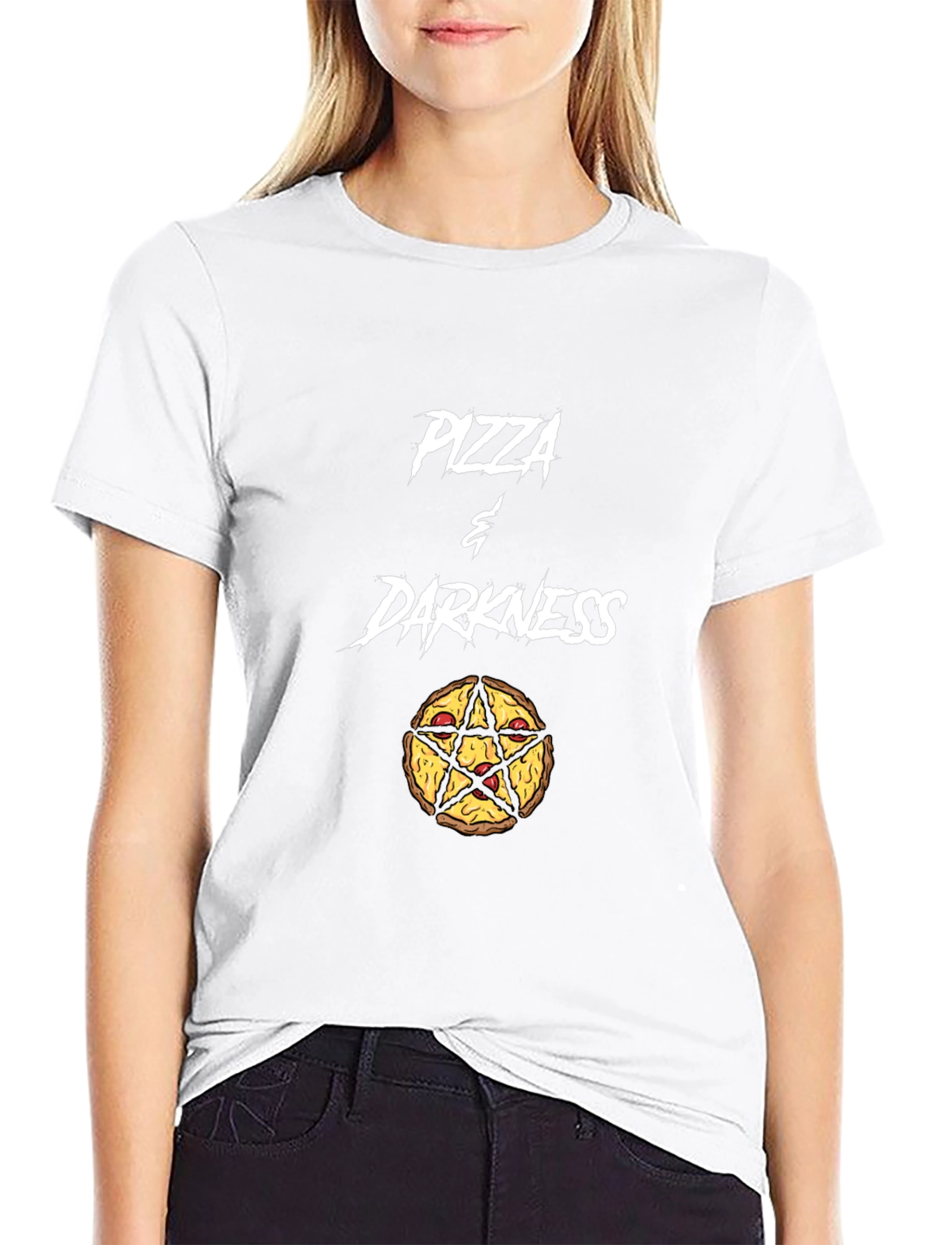 Pizza & Darkness Graphic Tee