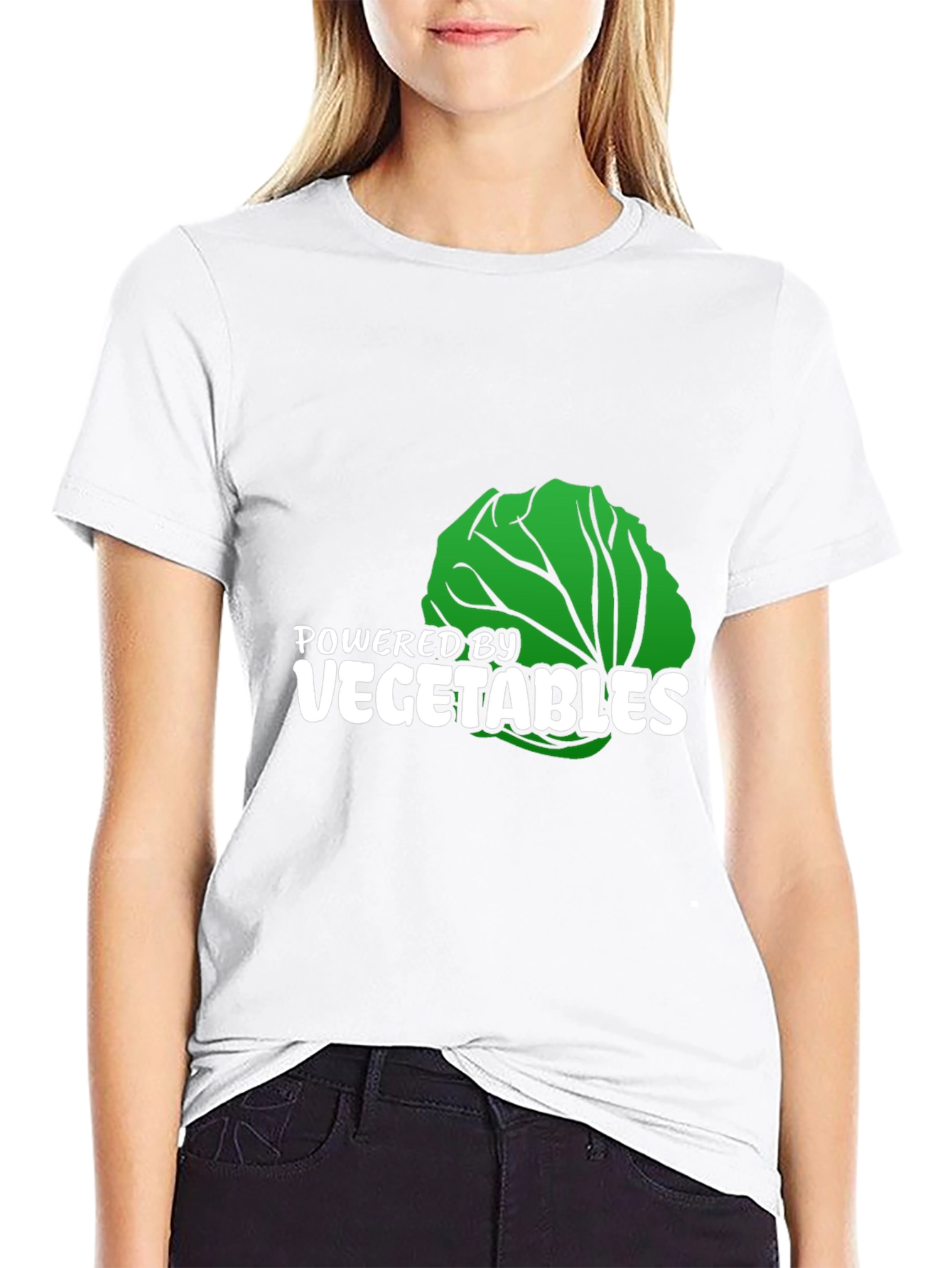 Powered by Vegetables Graphic T-Shirt