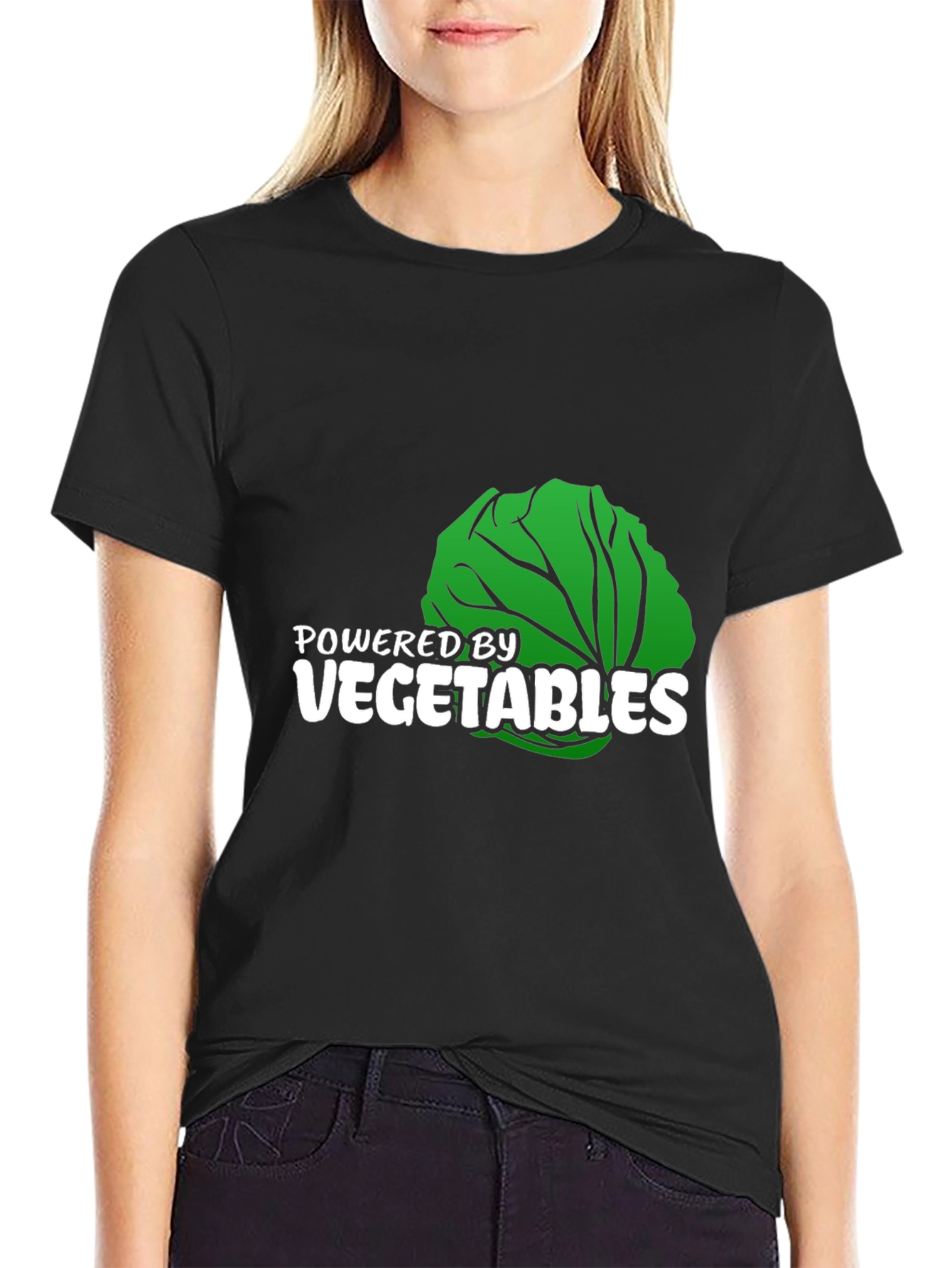 Powered by Vegetables Graphic T-Shirt