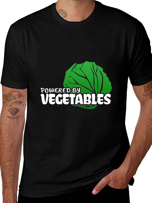 Powered by Vegetables Graphic T-Shirt