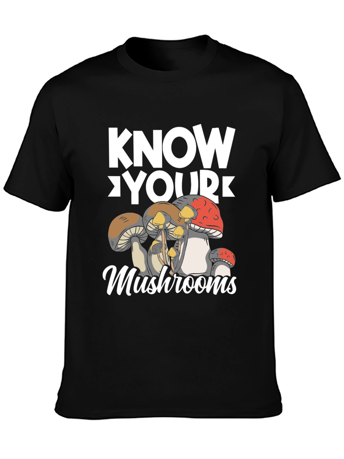Know Your Mushrooms Graphic T-Shirt