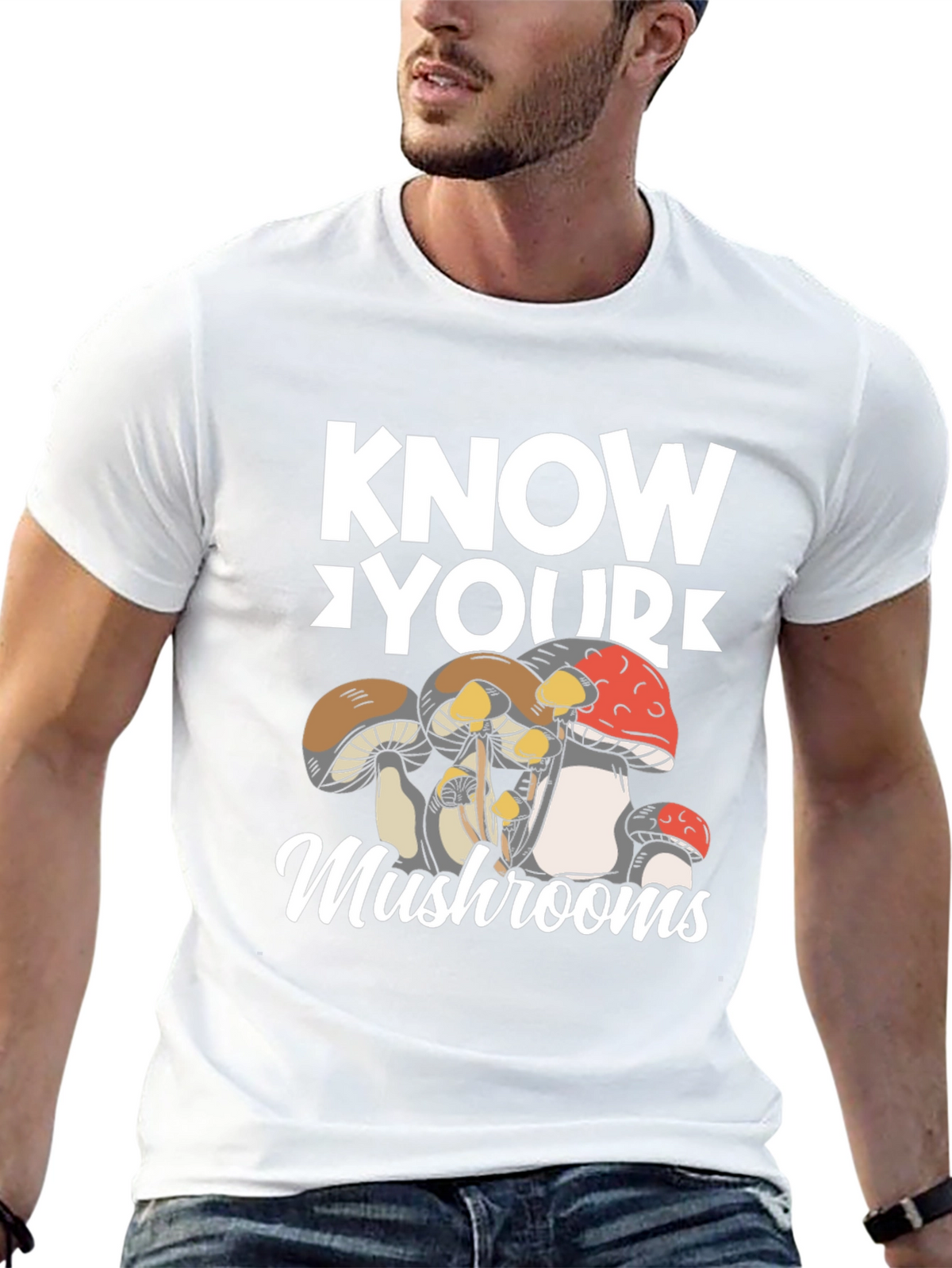 Know Your Mushrooms Graphic T-Shirt