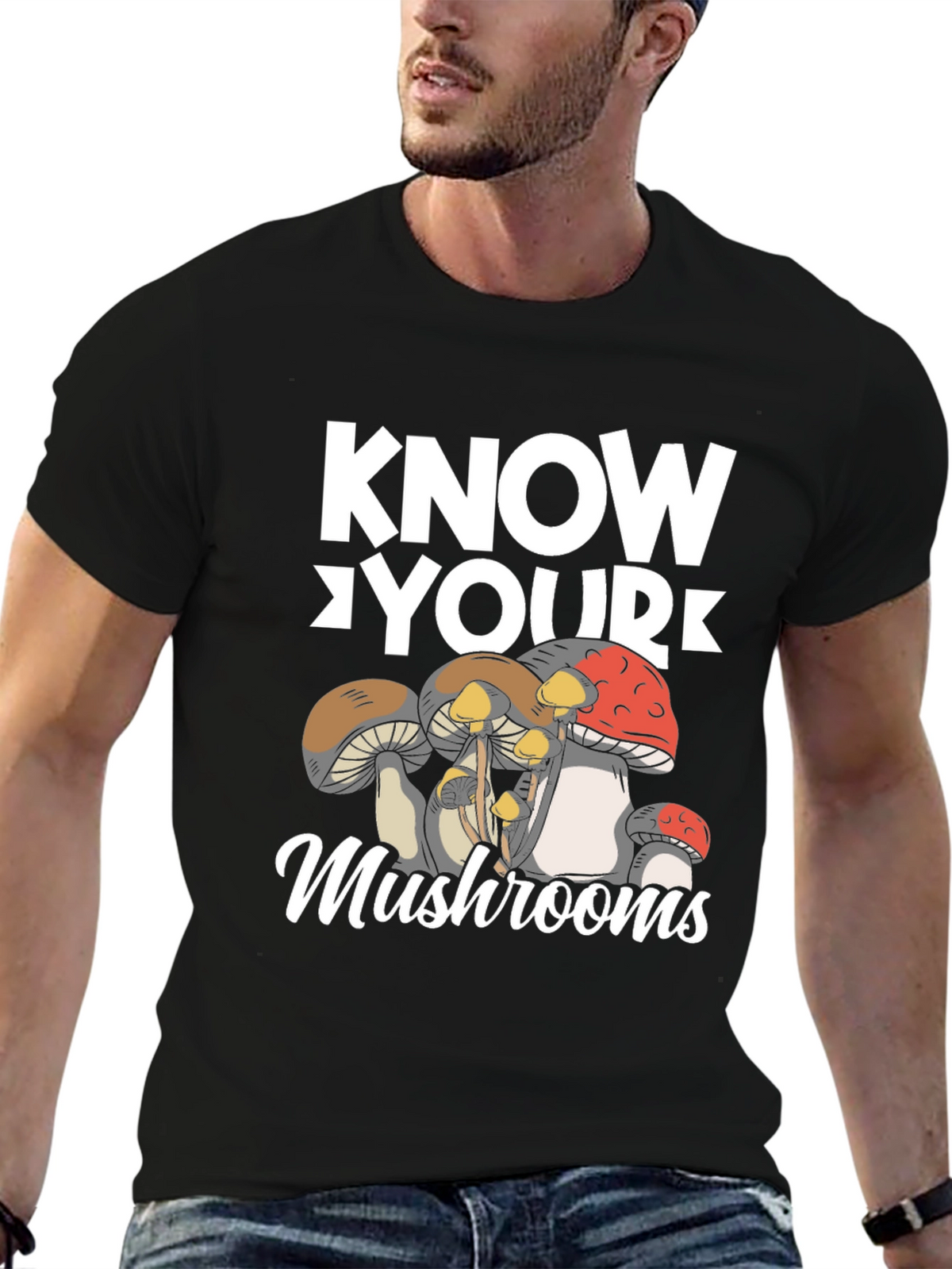 Know Your Mushrooms Graphic T-Shirt