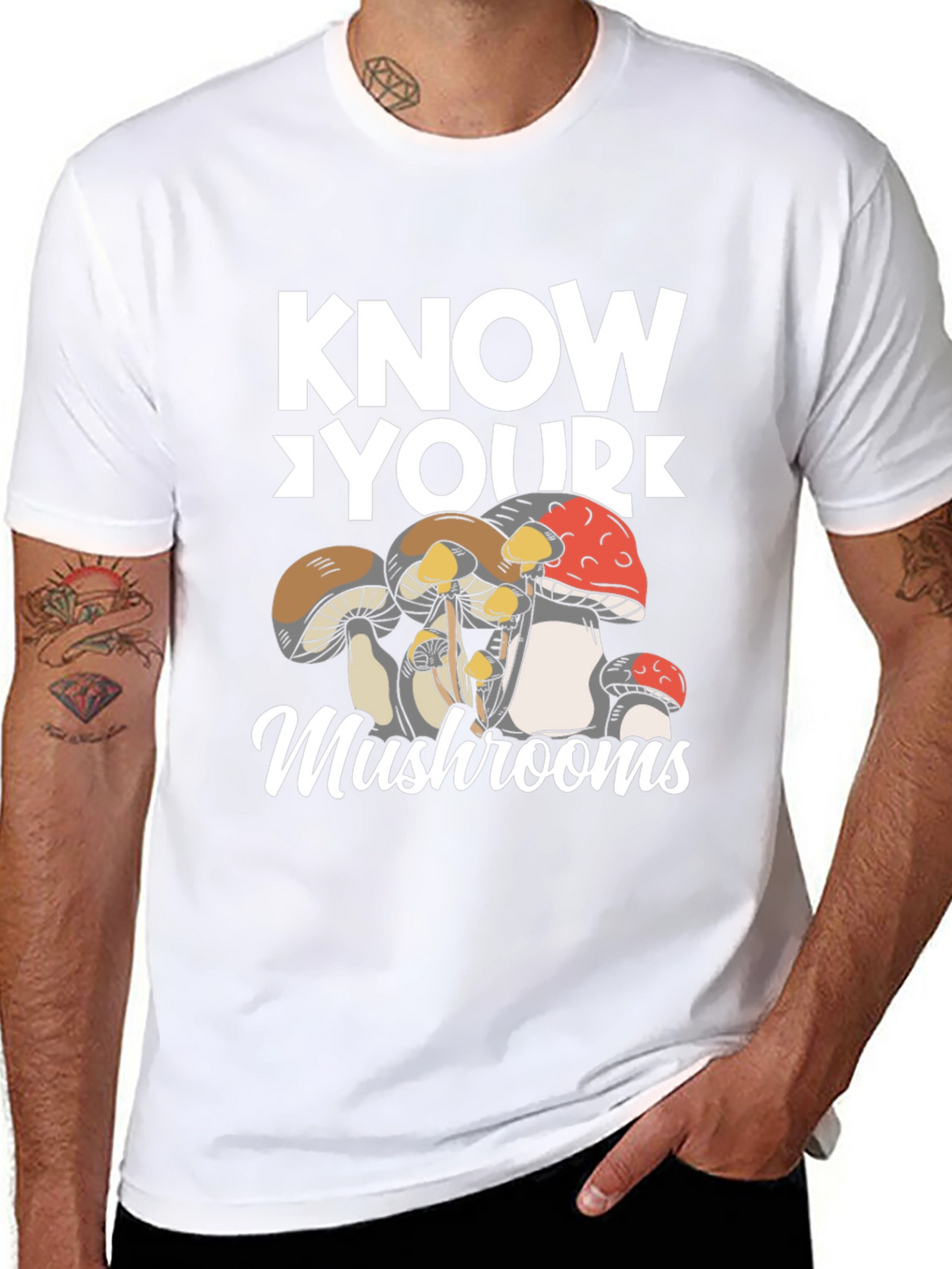Know Your Mushrooms Graphic T-Shirt