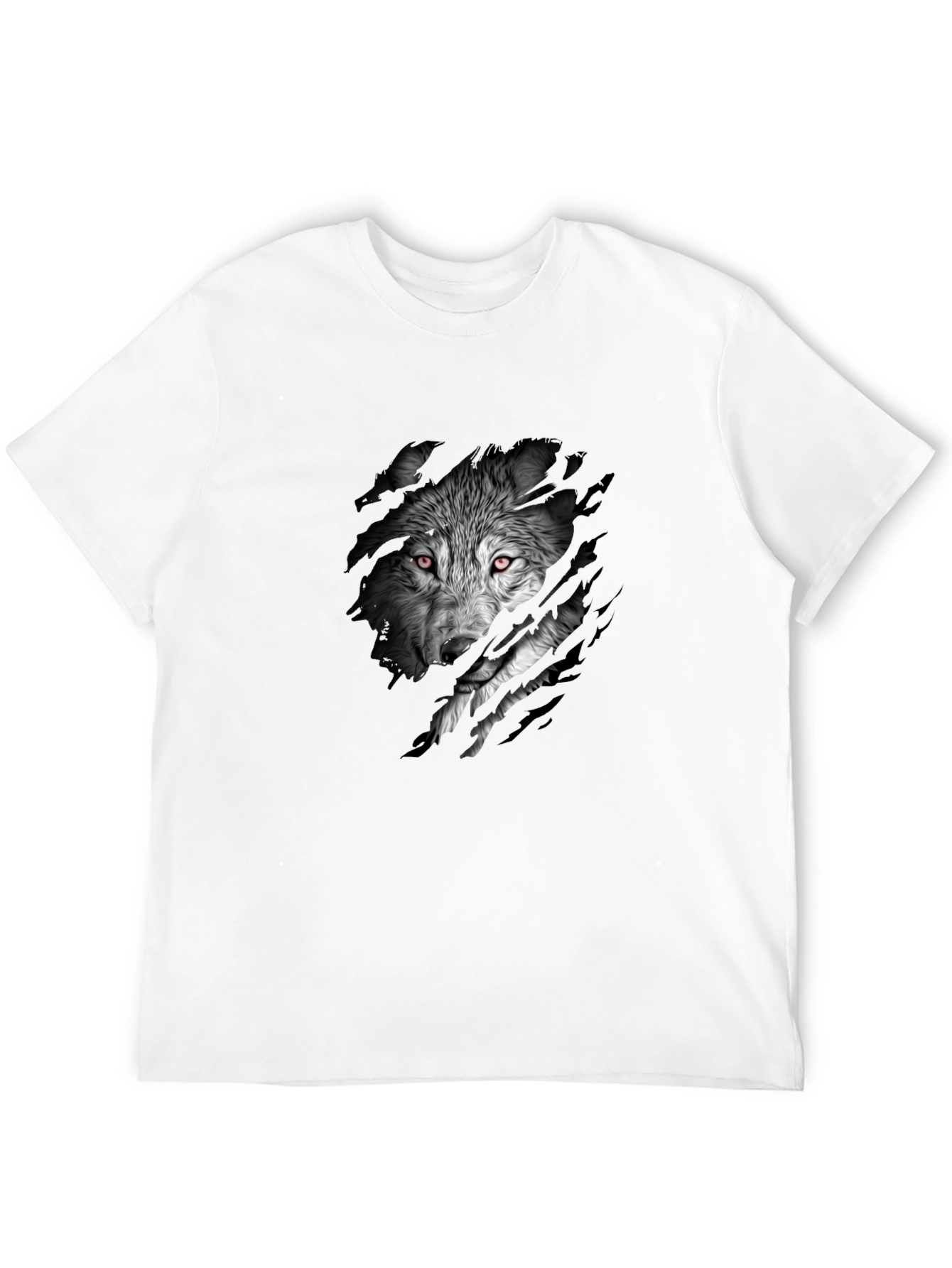 Wolf Graphic Black T-Shirt