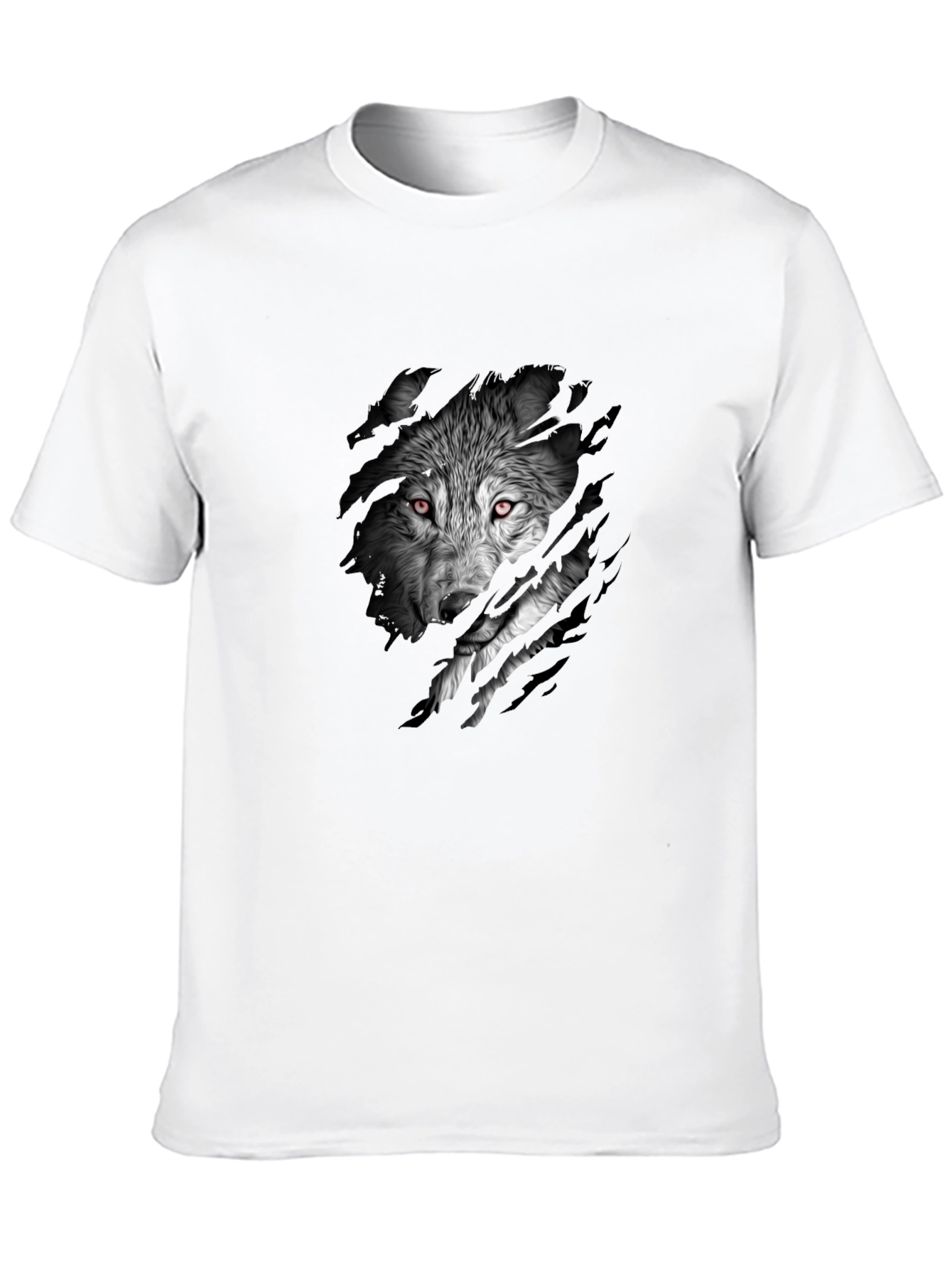 Wolf Graphic Black T-Shirt